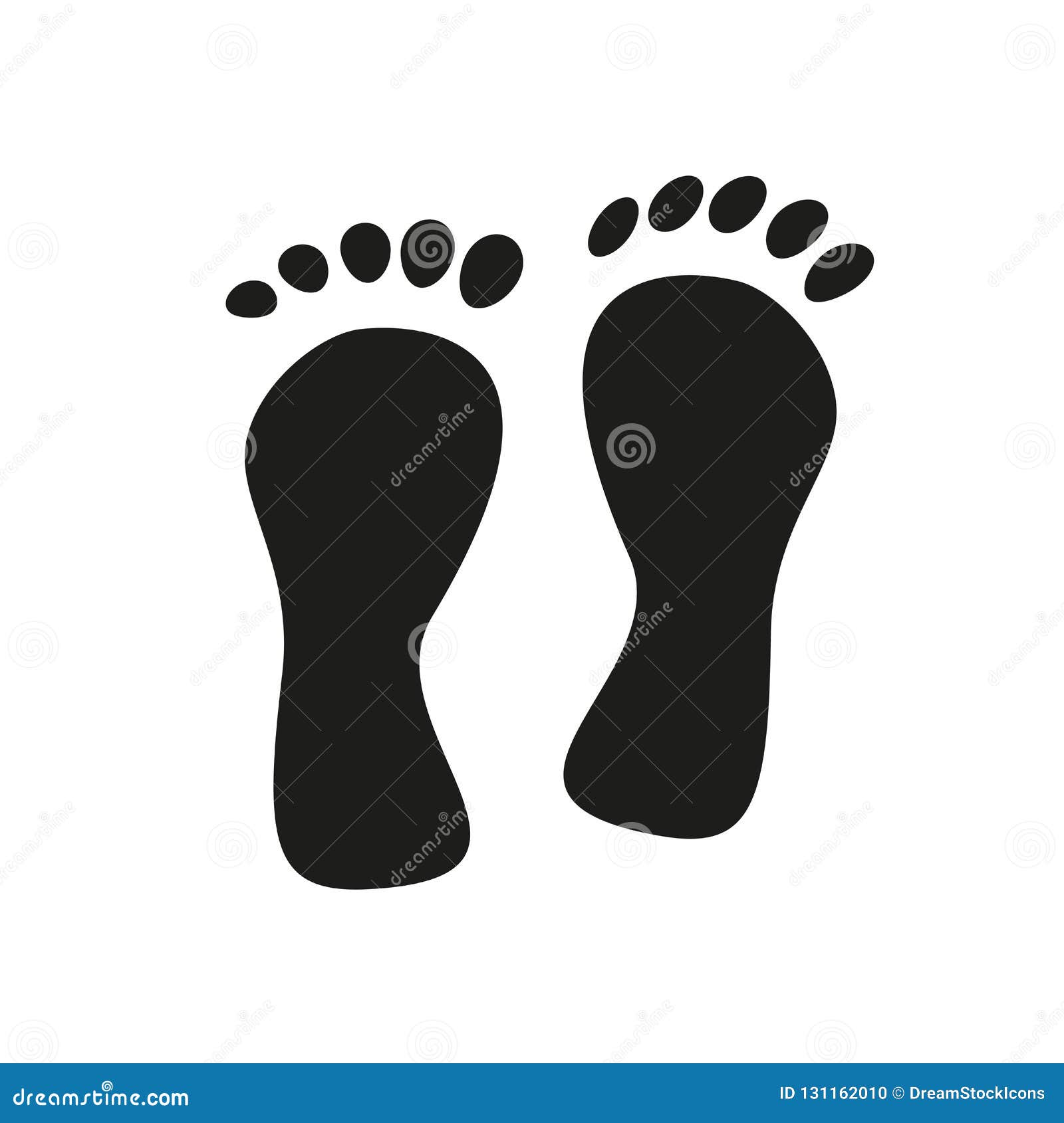 Footprint Icon. Trendy Footprint Logo Concept on White Background from ...