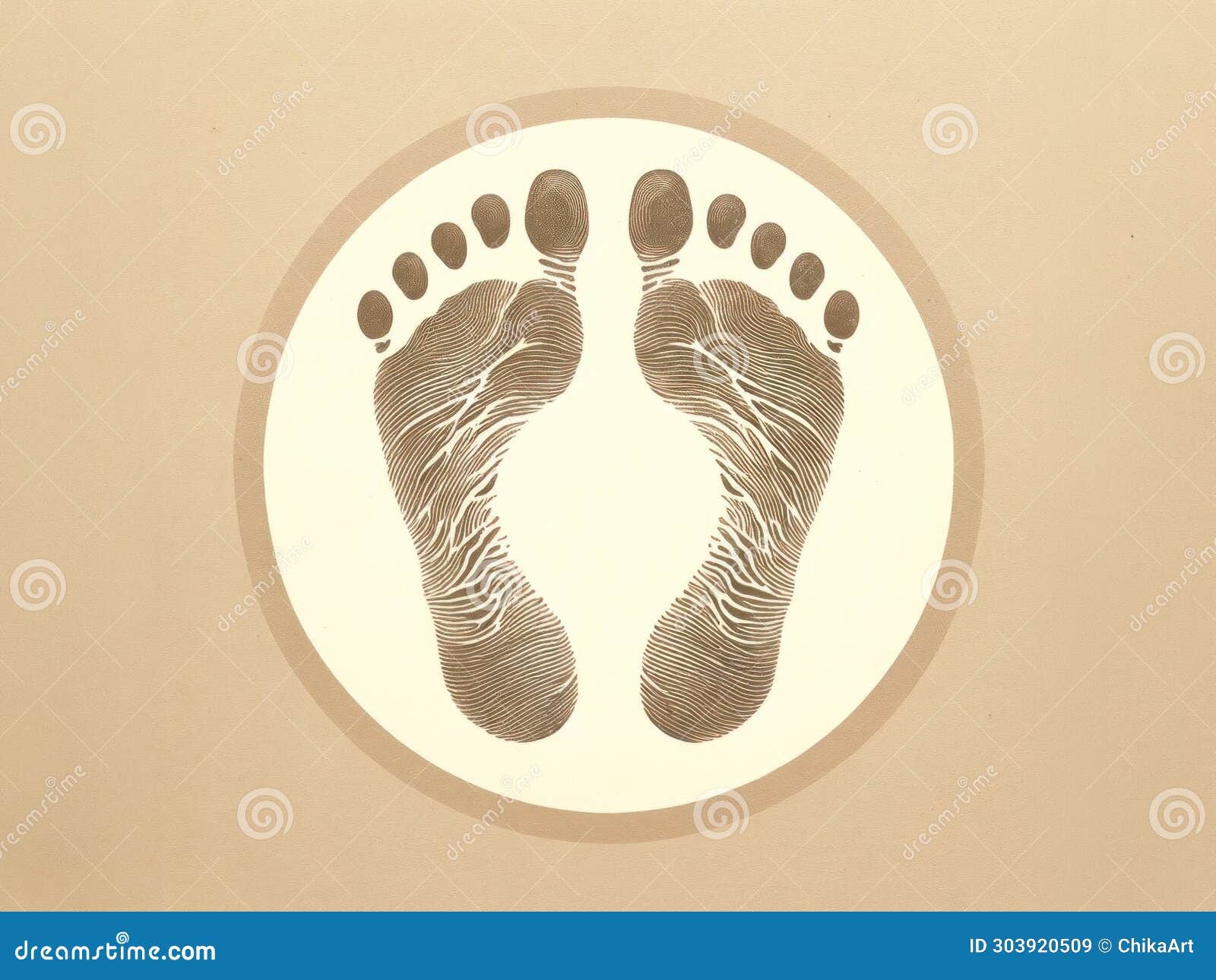 footprint . ai generated