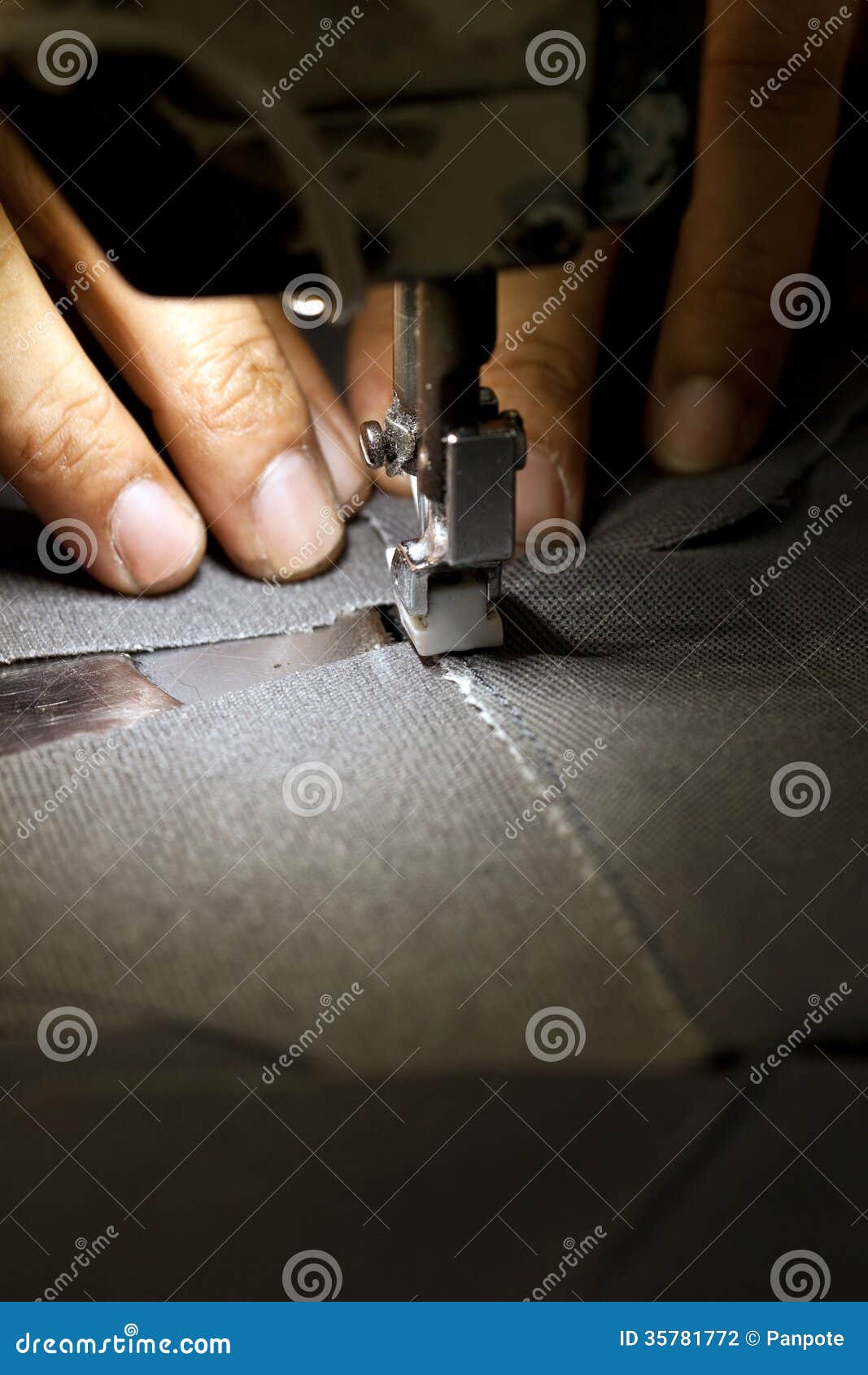 Footwear stitching machine stock photo. Image of stitching 35781772