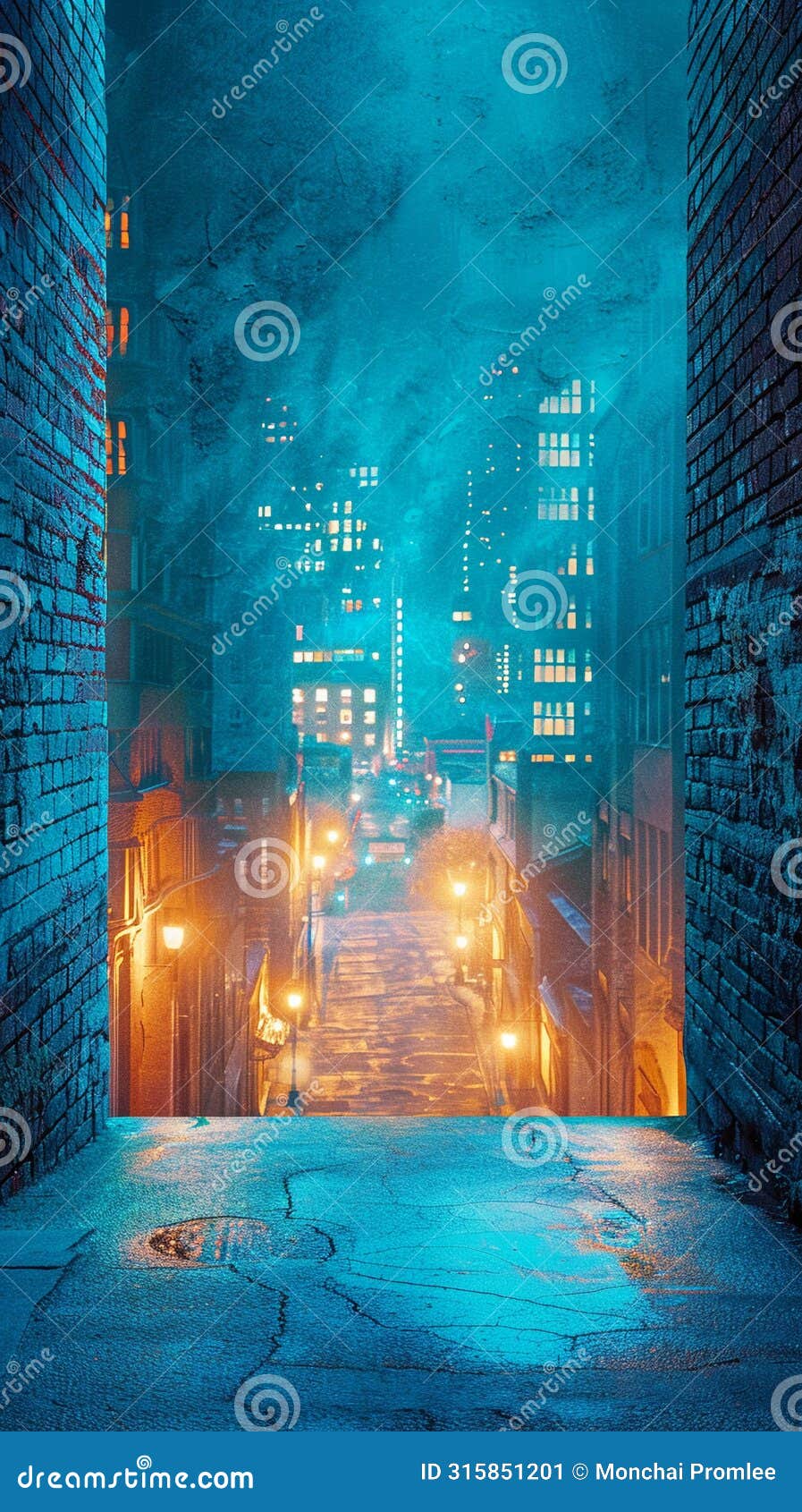 forbidden alley in a neon city, dripping with oil spills, shadowy figures lurking, cyberpunk vibes