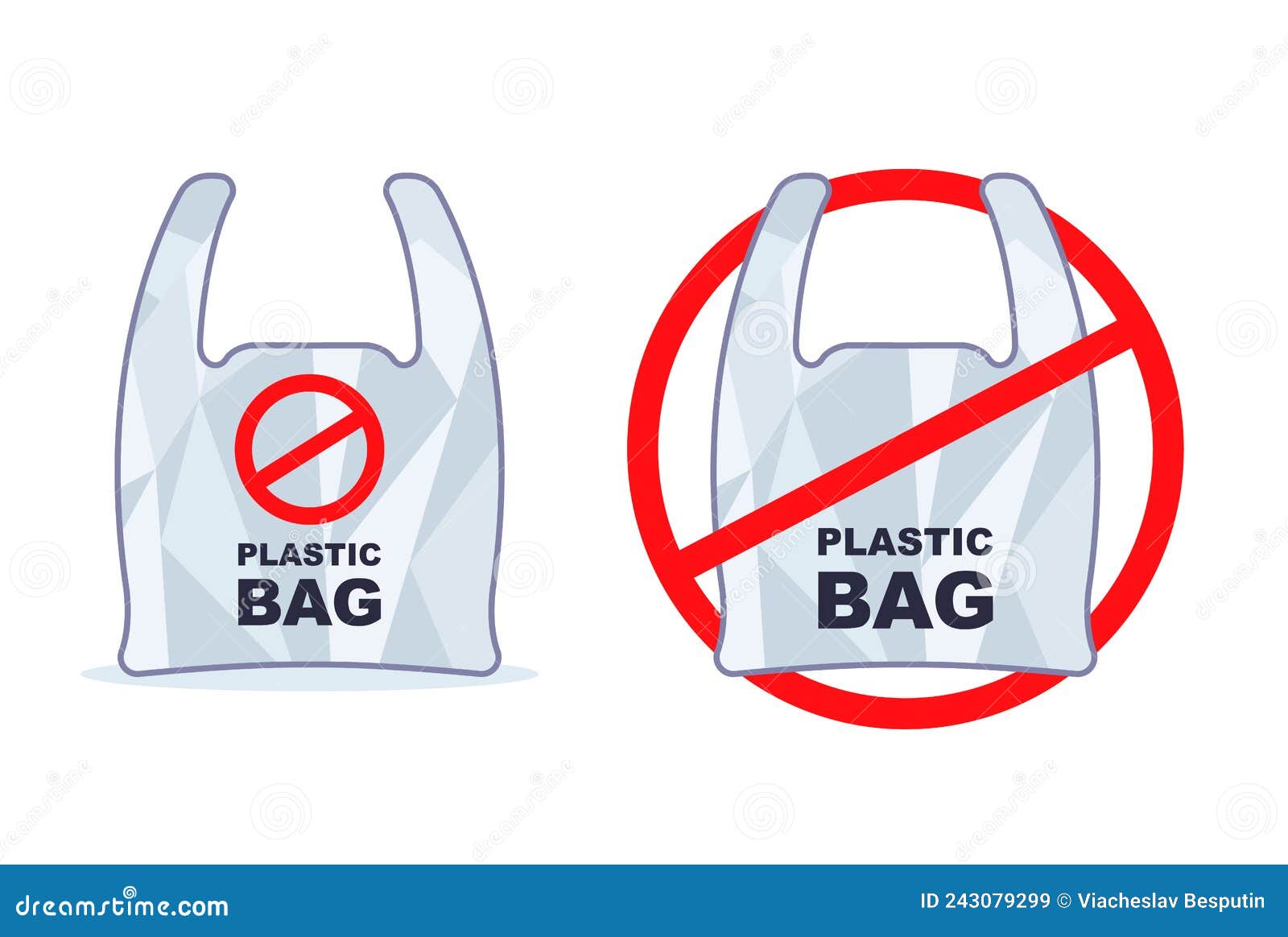 It is Forbidden To Use a Plastic Bag in Grocery Stores. Prohibition ...