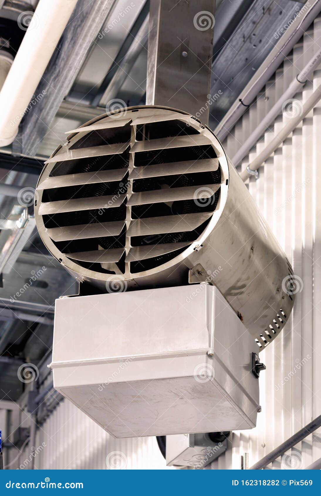 Forced Air Heater In A Car Wash Stock Photo Image Of