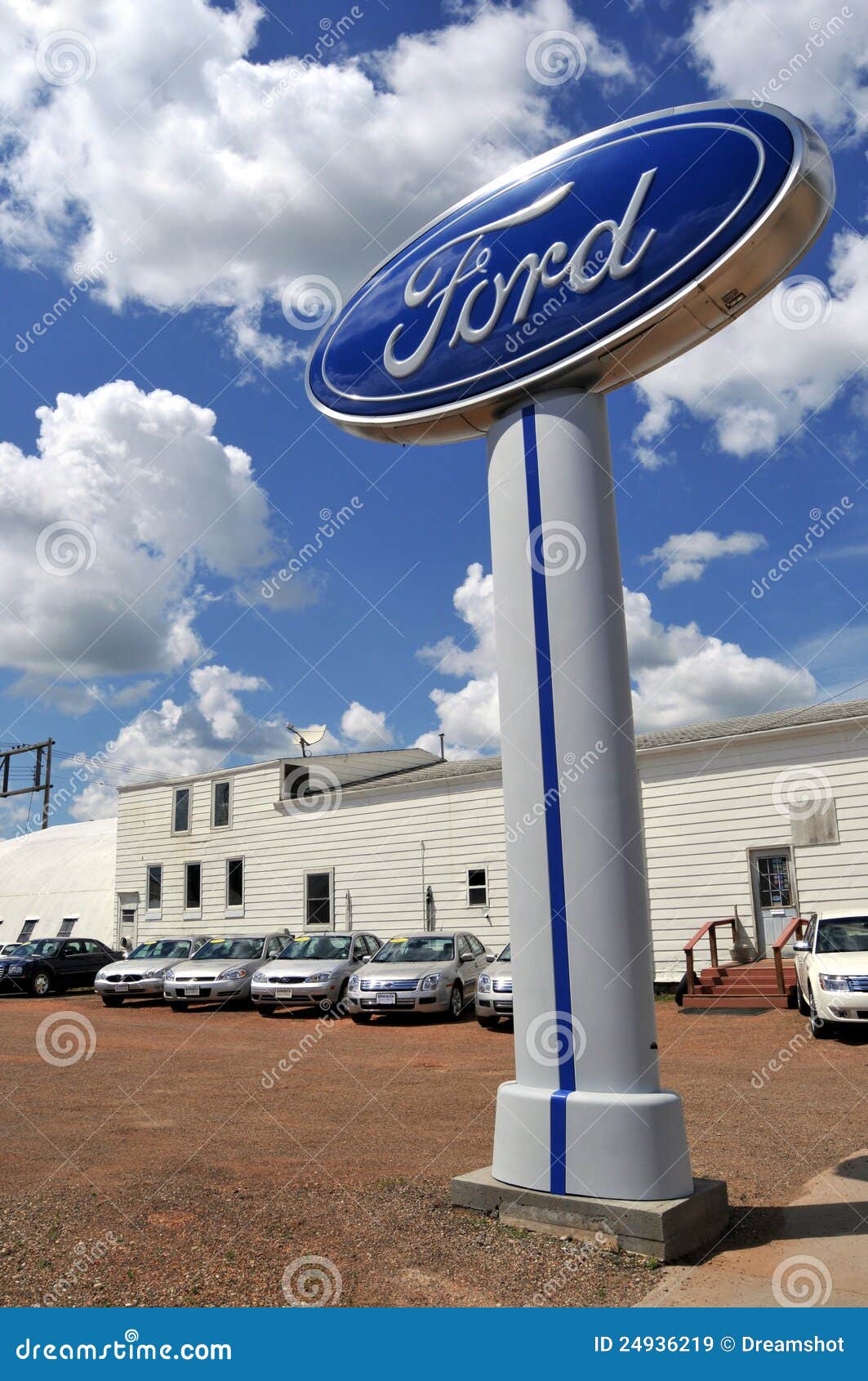Ford Dealership in North Dakota Editorial Stock Image Image of sign