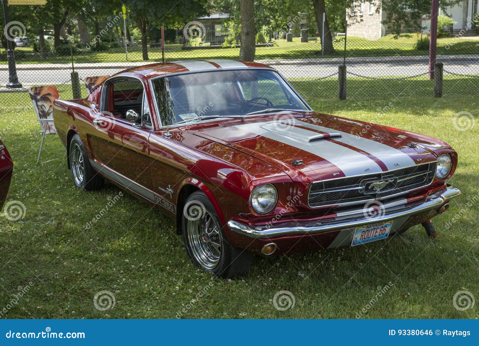 Ford mustang fastback editorial photo. Image of concours - 93380646