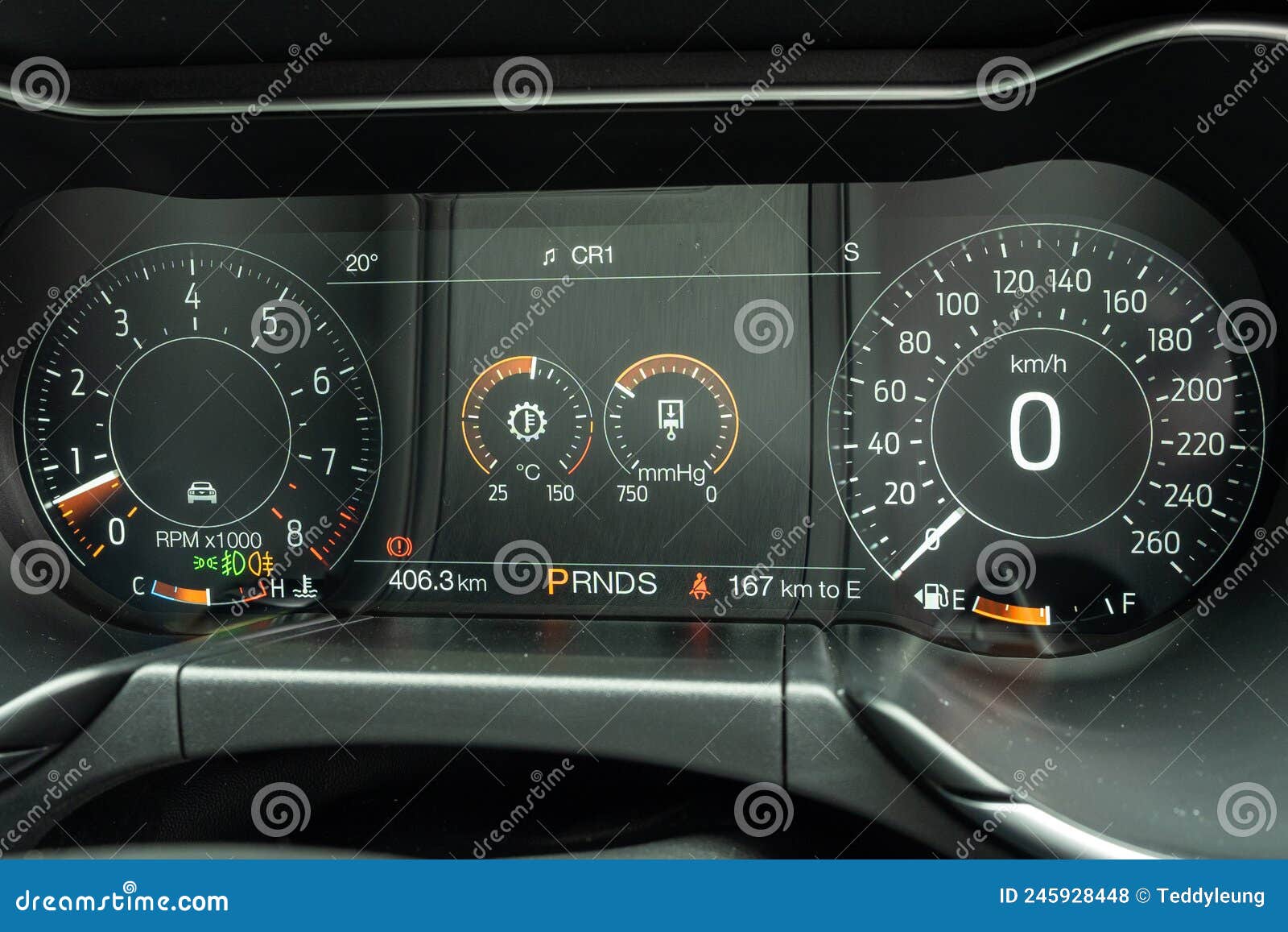 Ford Mustang GT 2022 Dashboard Editorial Stock Photo - Image of vehicle