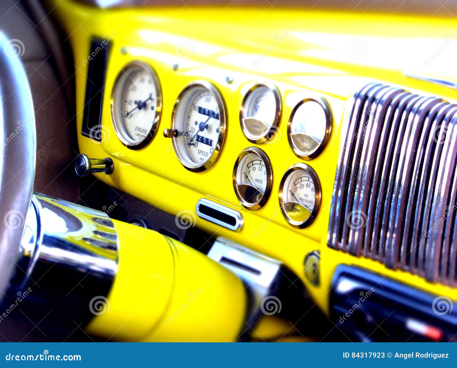 1940 Ford Pickup Truck Interior Stock Image Image Of 1940