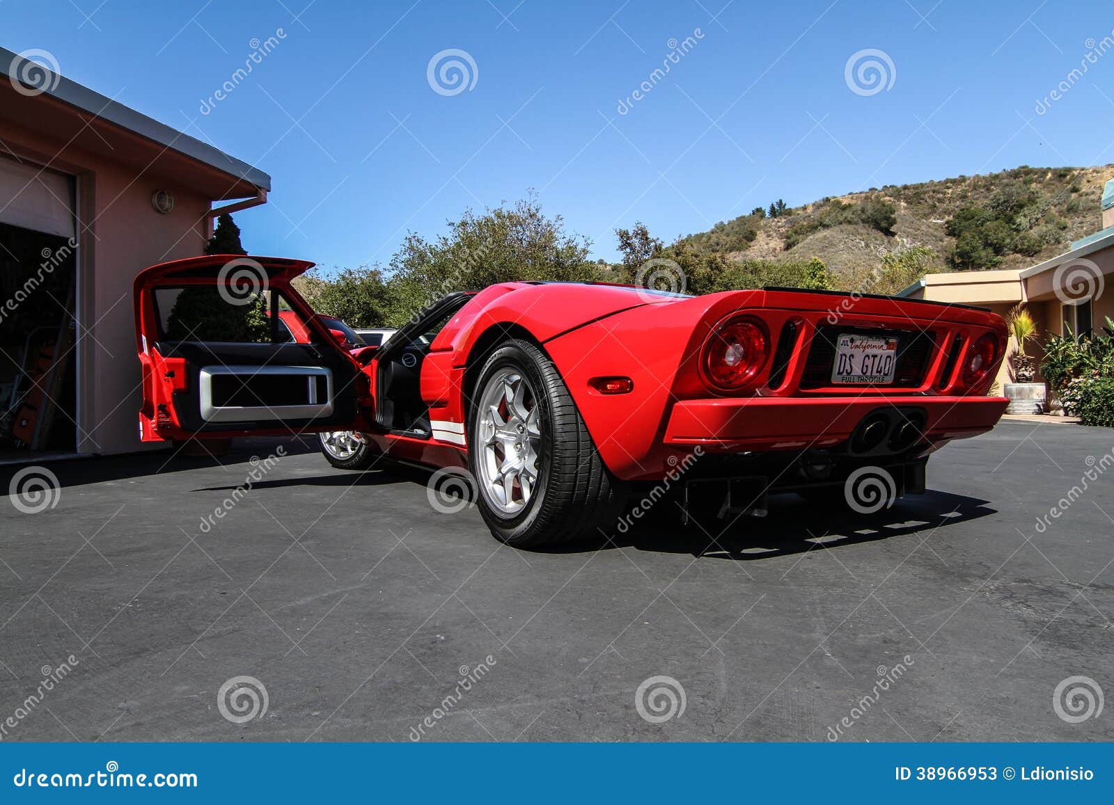 Ford Red GT editorial stock photo. Image of supercar - 38966953