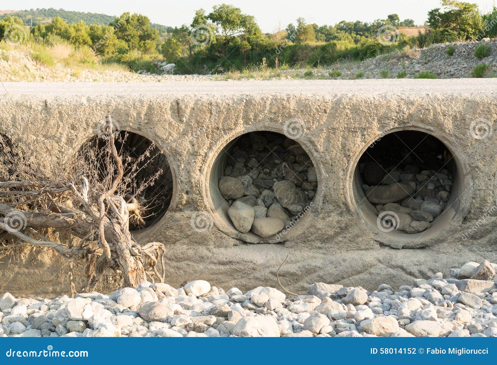 The Ford in the River in the Dry Stock Photo Image of green, tube