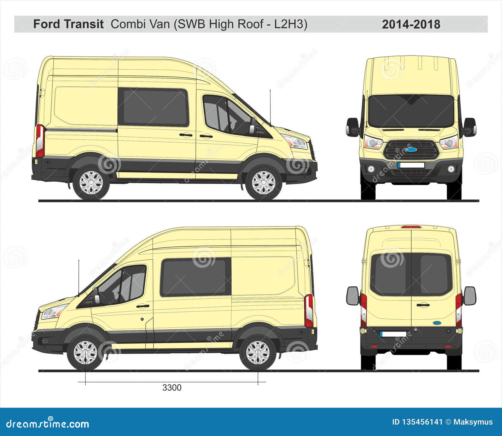 Ford Transit Combi Van SWB High Roof 