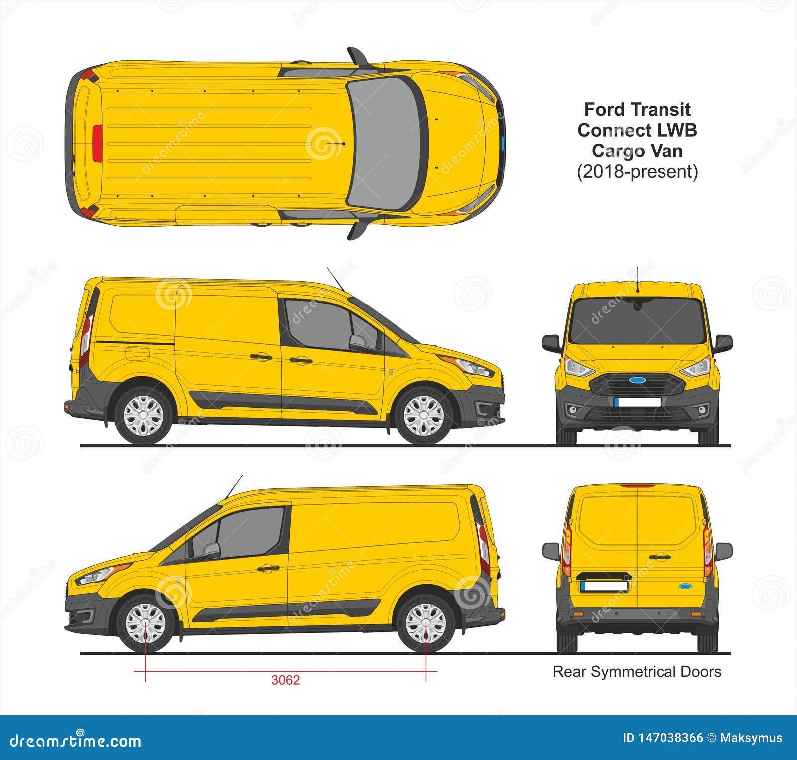 Ford Transit Connect LWB Cargo Van 5 