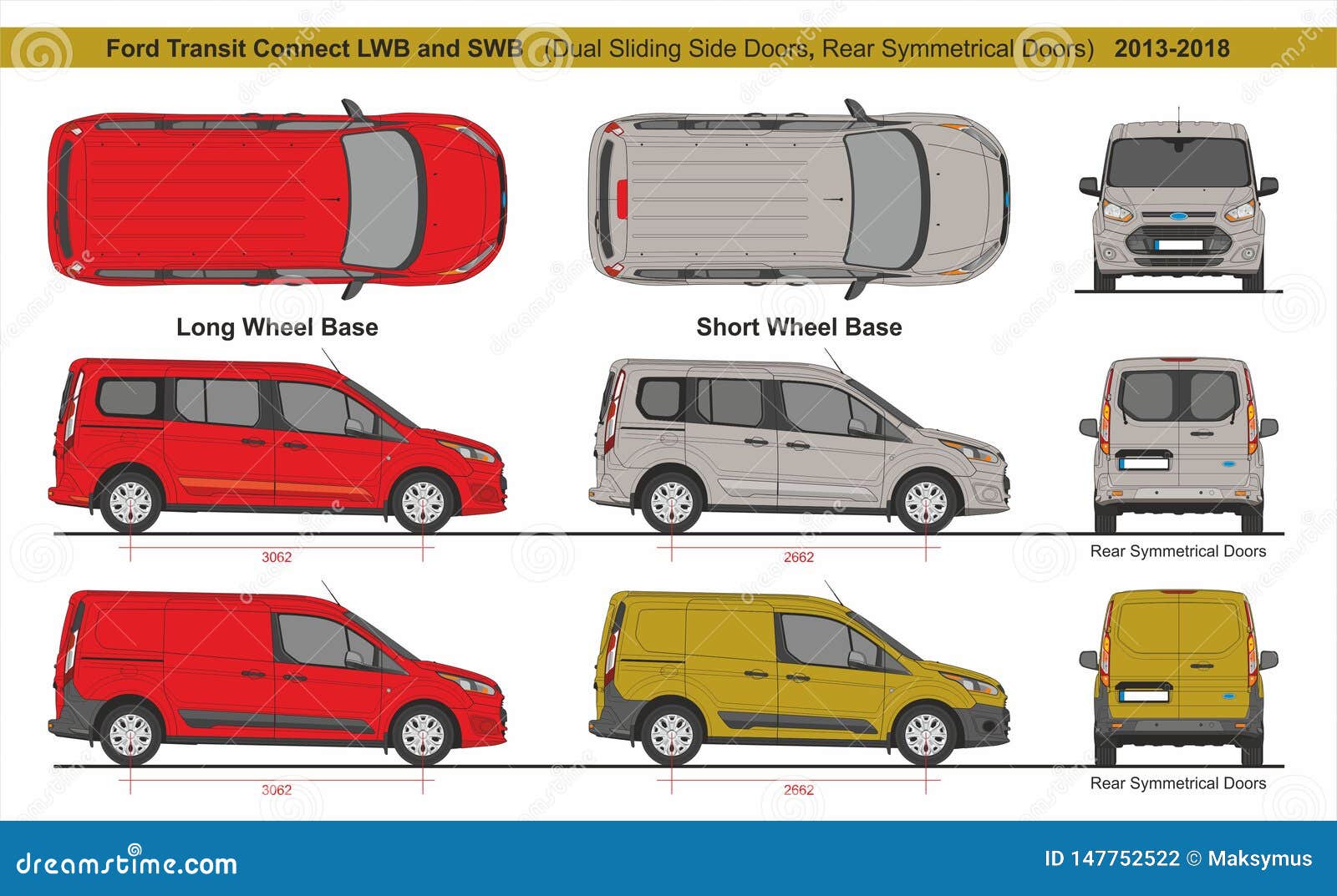 Ford Transit Connect LWB Et SWB 2013 