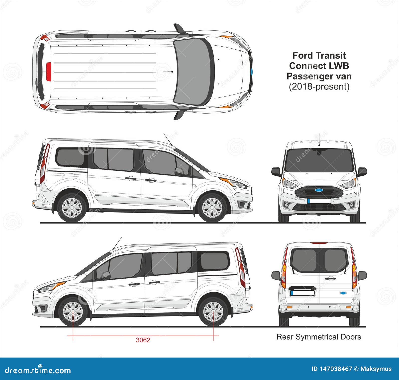 ford transit connect passenger van 2019