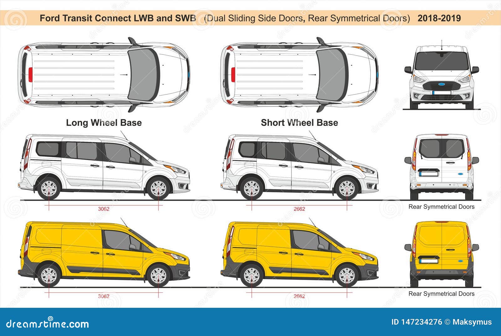 Размер форд коннект. Ford Transit connect габариты грузового. Ford Tourneo connect LWB I габариты. Ford Transit connect LWB габариты. Ford Transit connect Размеры грузового.