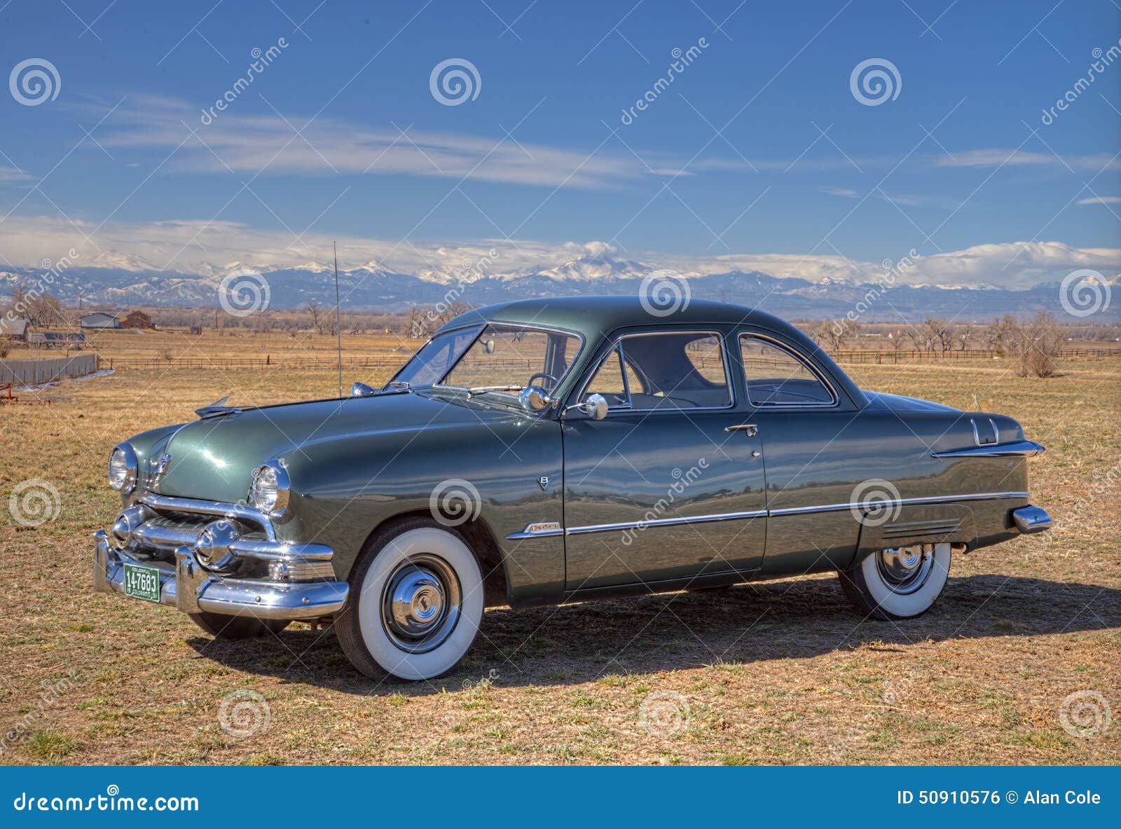 1951 Ford Two Door Coupe editorial photo. Image of coupe 50910576