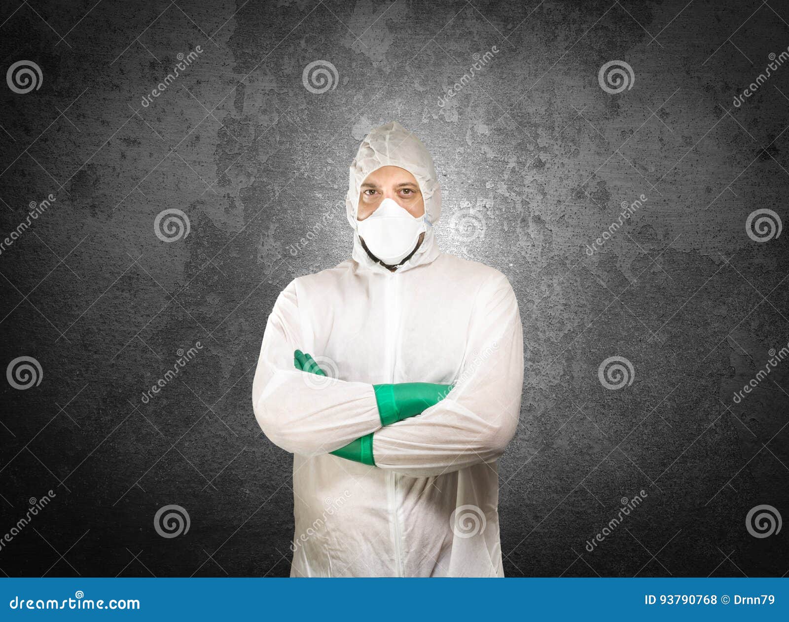 Forensics in Protective Clothing Stock Photo - Image of enlightenment ...