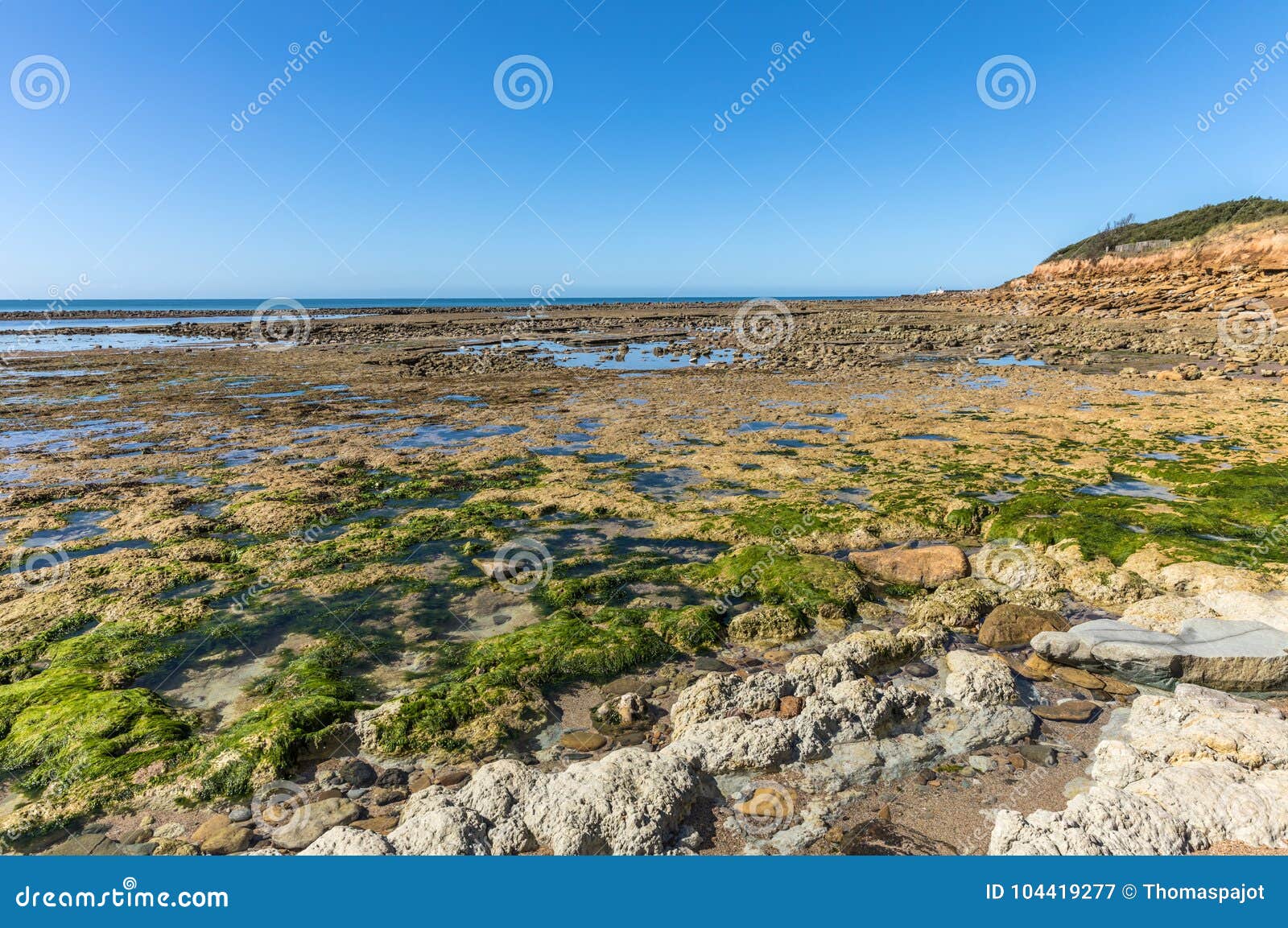foreshore in west french coast