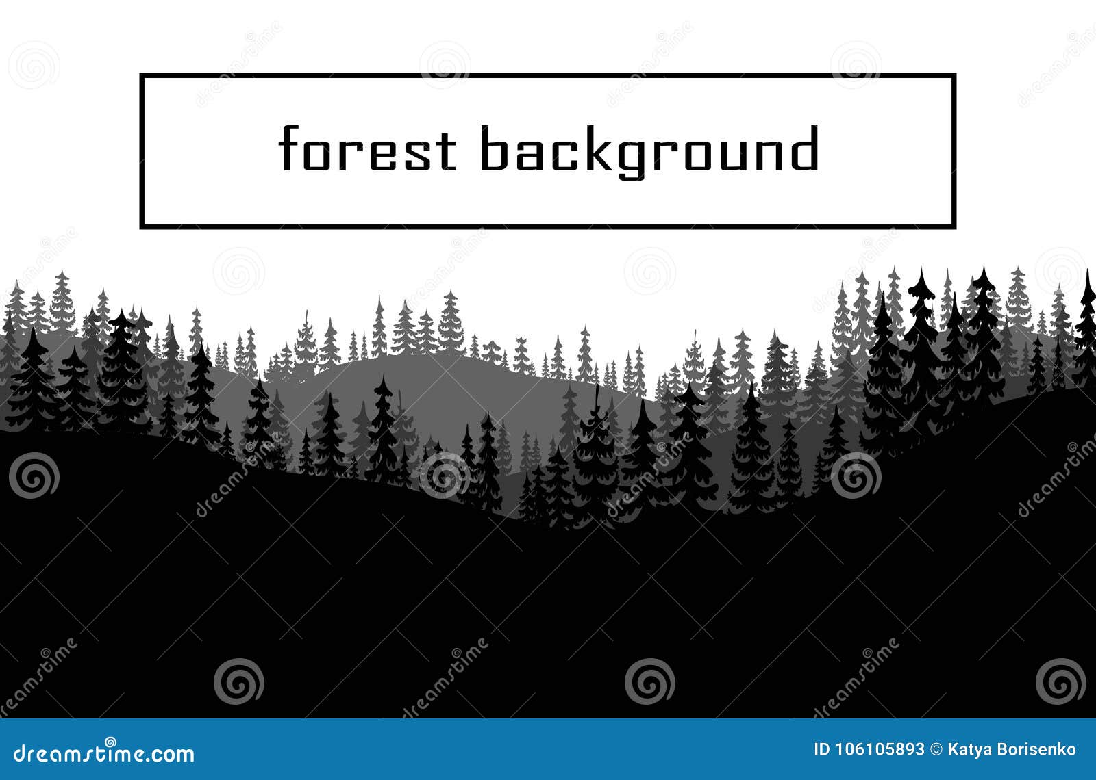 Forest Background Vector Royalty-Free Stock Photo | CartoonDealer.com
