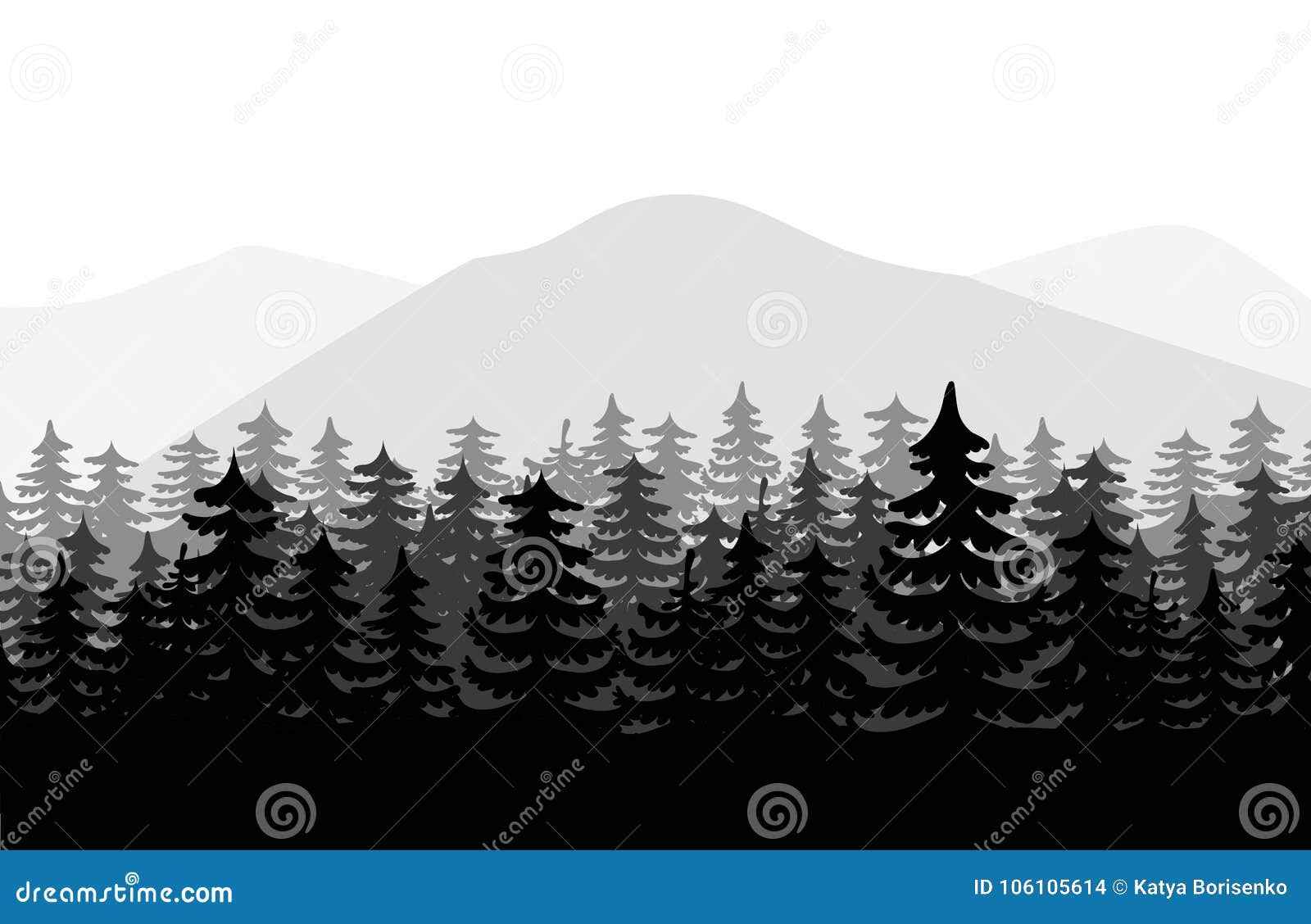 Forest background vector stock vector. Illustration of background -  106105614