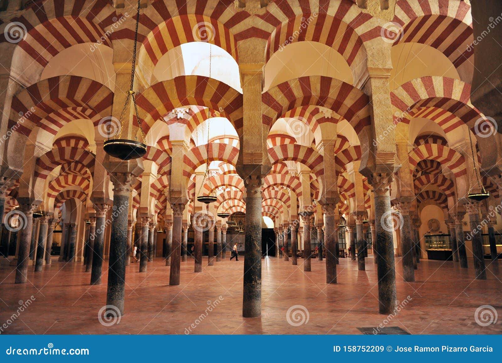 Forest of Columns Inside the Famous Mosque of Cordoba Mezquita De CÃÆ