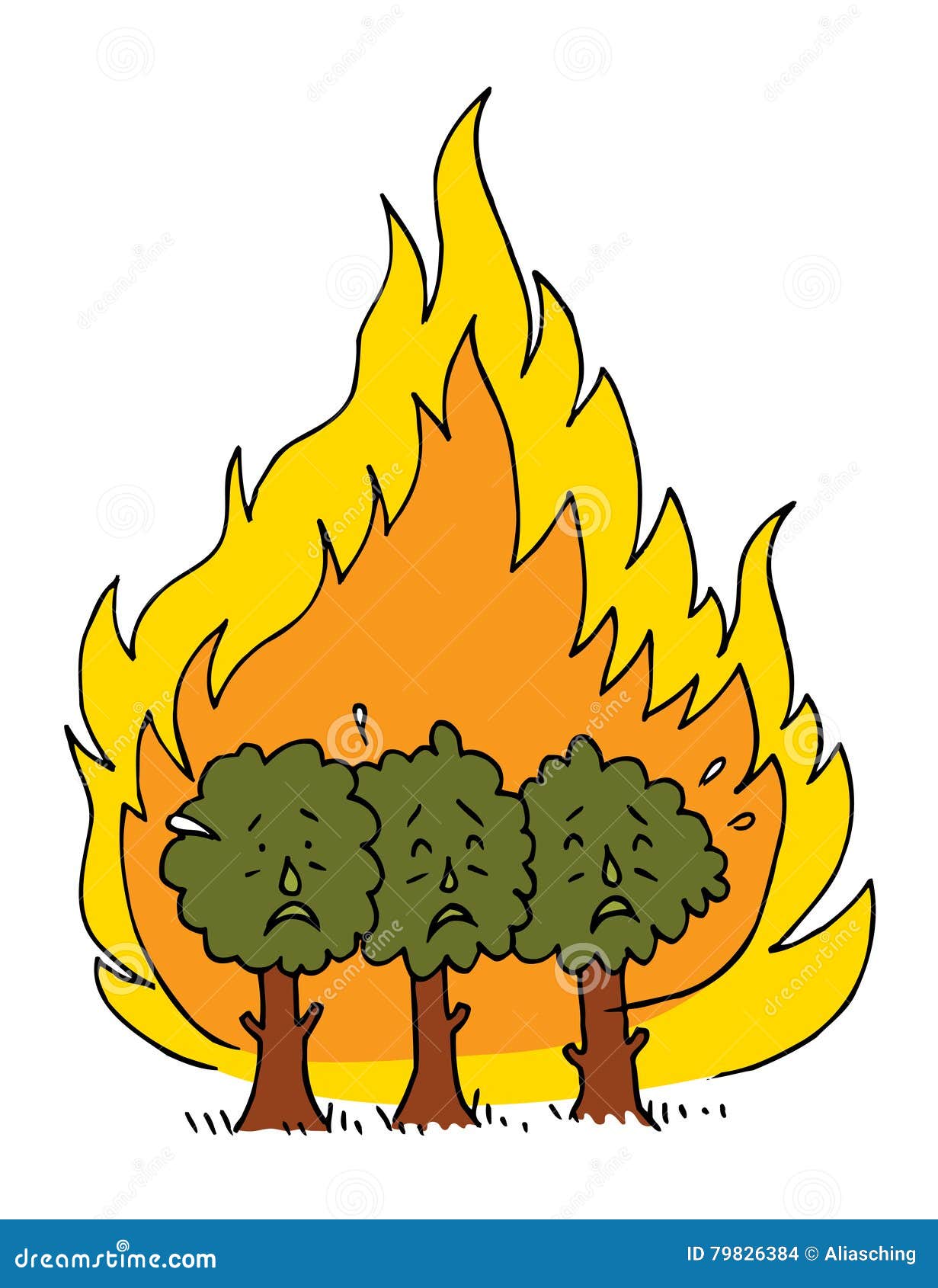 Forest Fire Clip Art