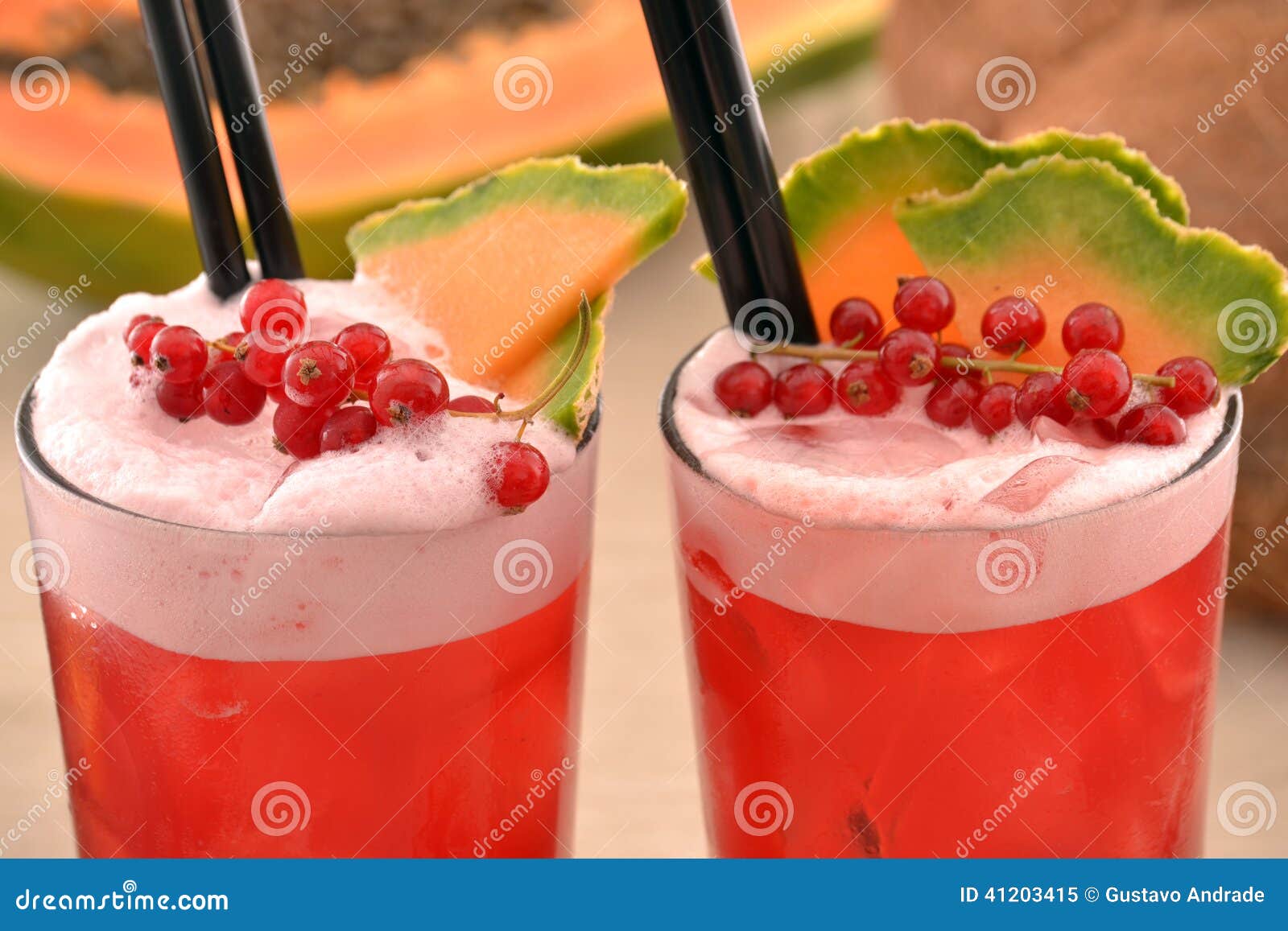 Forest fruit cocktails. stock image. Image of glass, alcoholic 41203415