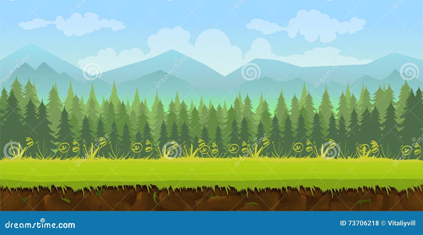 Nếu bạn đang phát triển một game 2D với chủ đề rừng, hãy tham khảo hình liên quan để tìm kiếm một nền game đẹp và hài hòa với chủ đề của bạn.