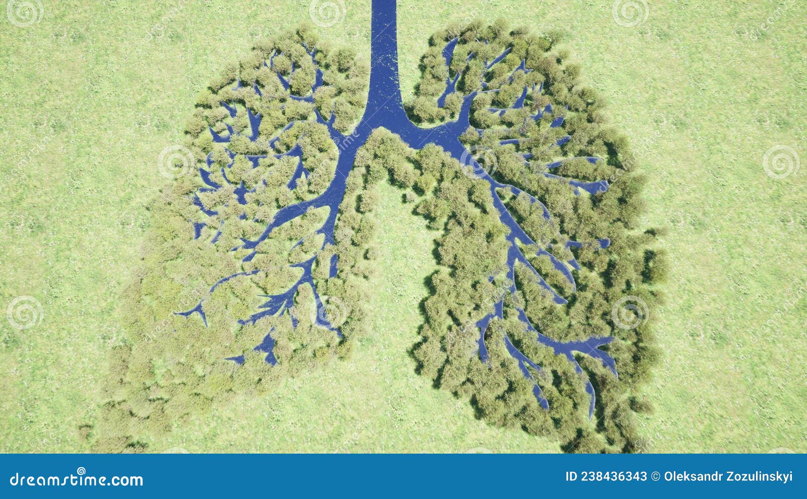 Forest Lungs Environment Nature Earth Save Earth Green Planet Stock