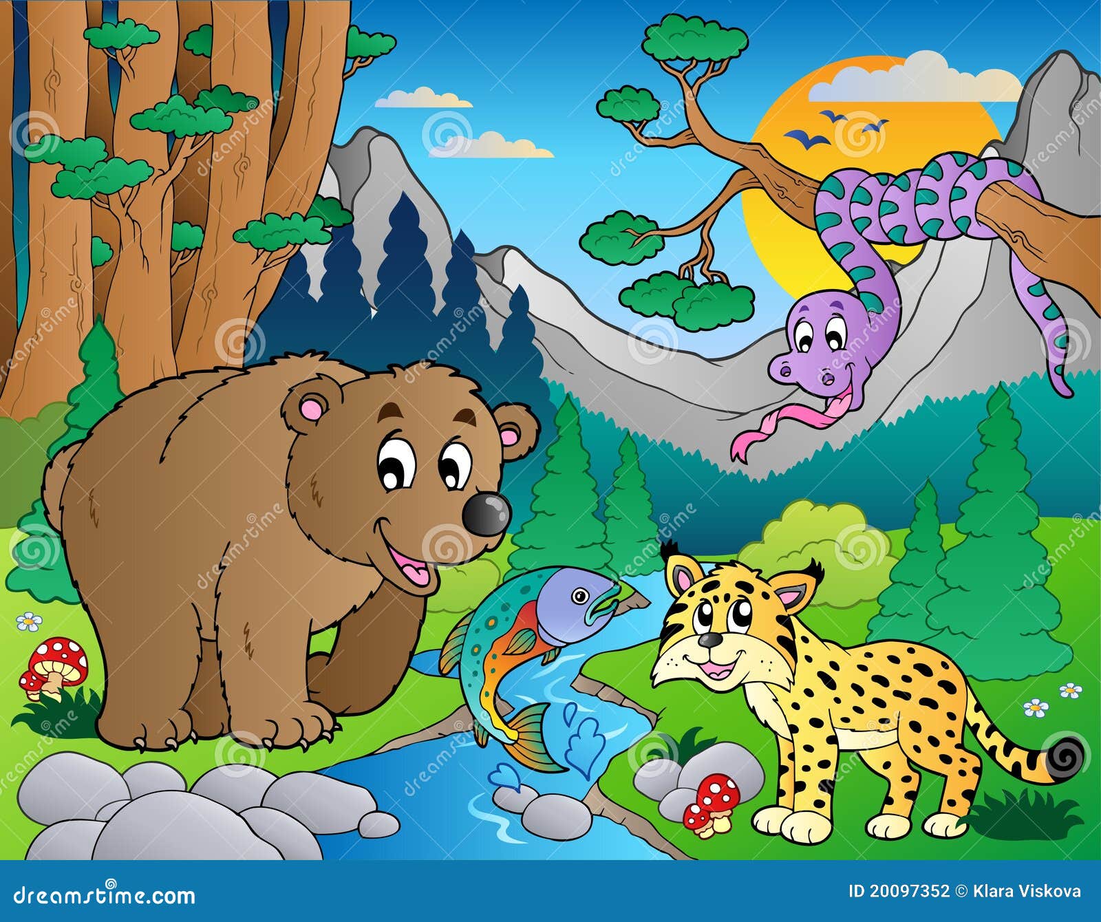 Forest Draw Animals Stock Illustrations – 2,029 Forest Draw Animals Stock  Illustrations, Vectors & Clipart - Dreamstime