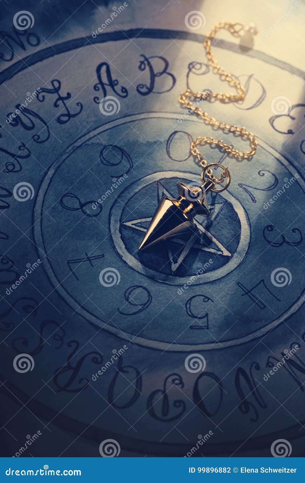 Crystal Pendulum On A Board Stock Photo Image Of Mystic Answer 9968