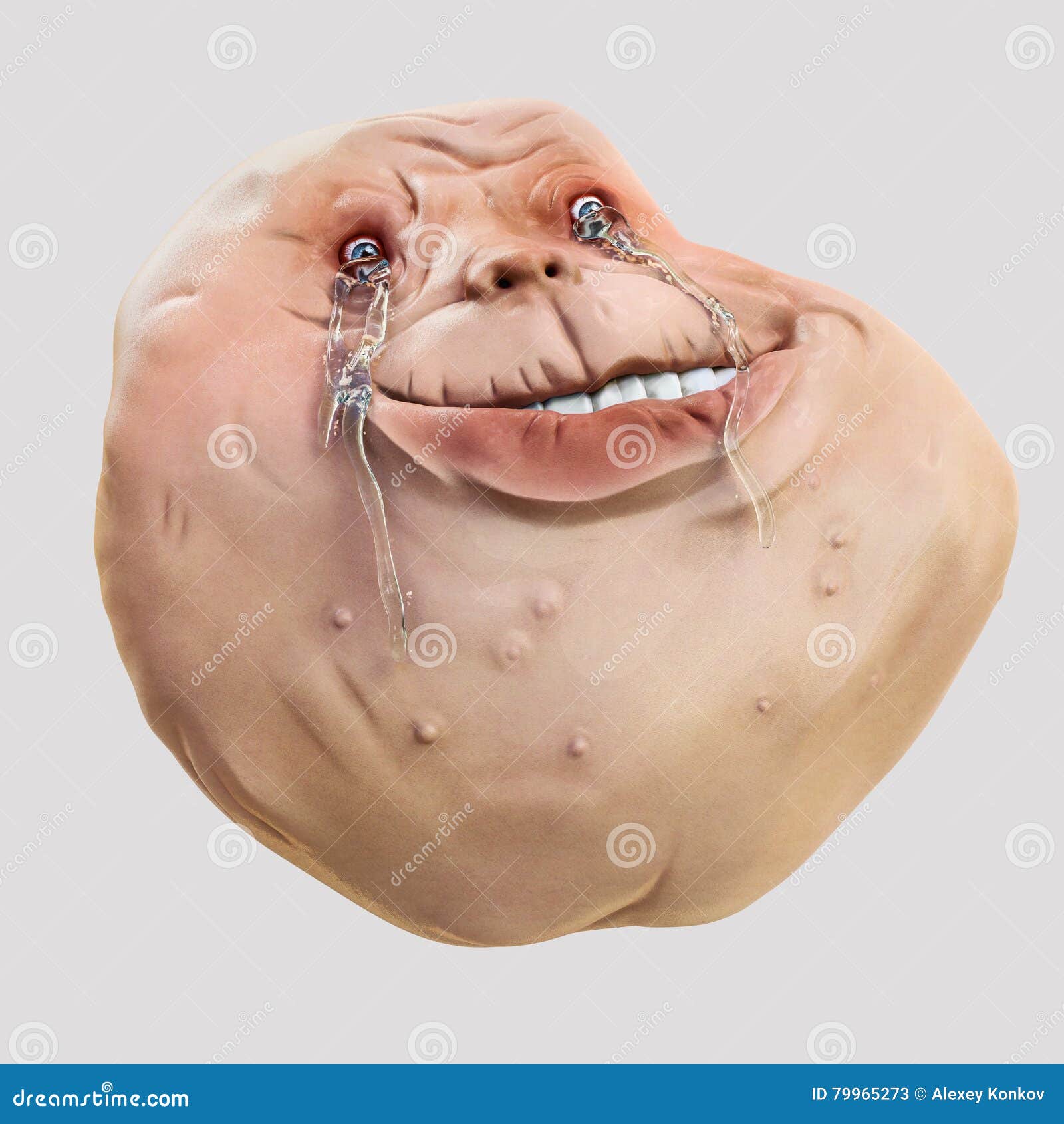 Forever Alone Troll Face Crying GIF