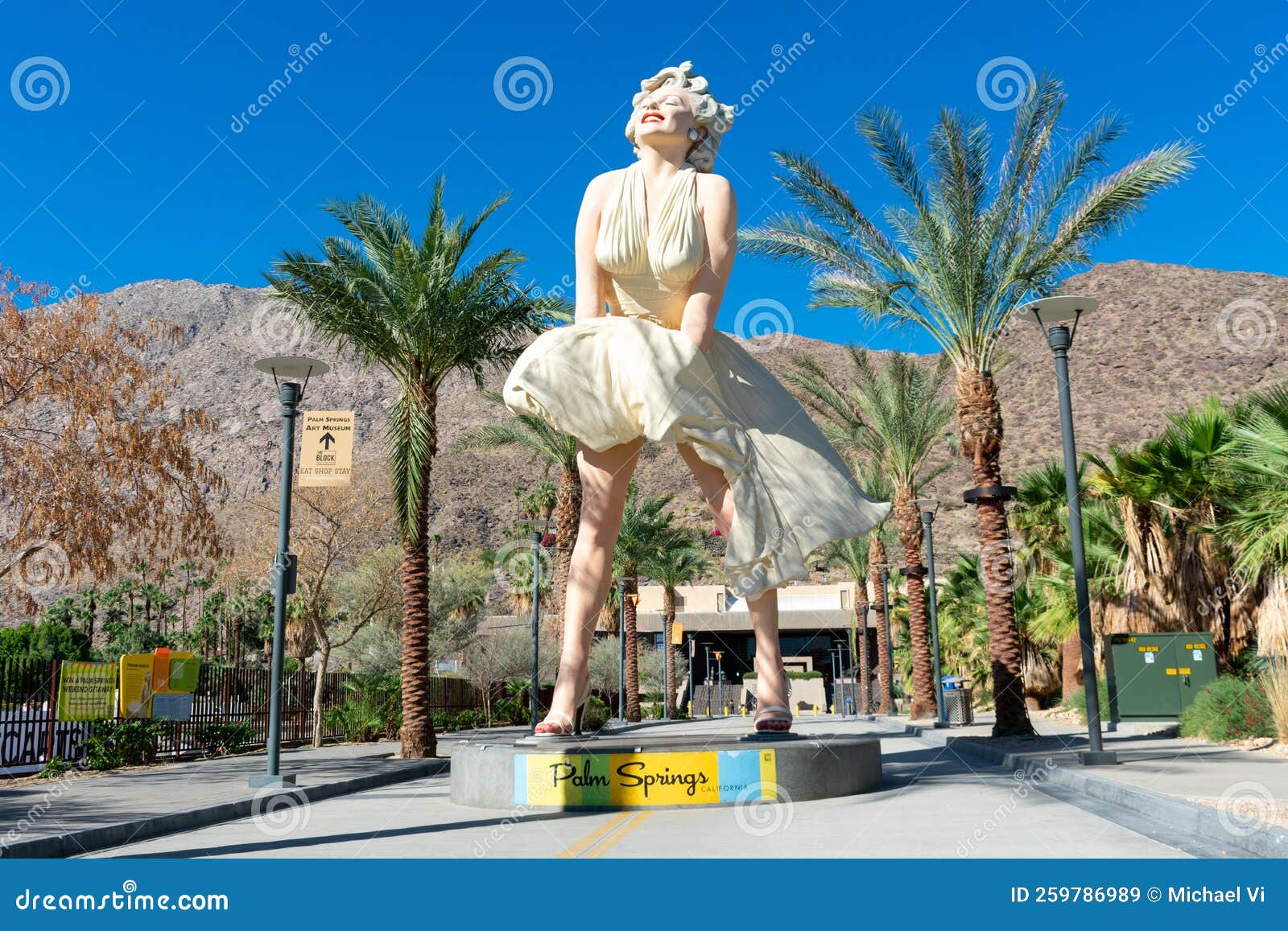 Palm Springs, CA - Giant Marilyn Monroe