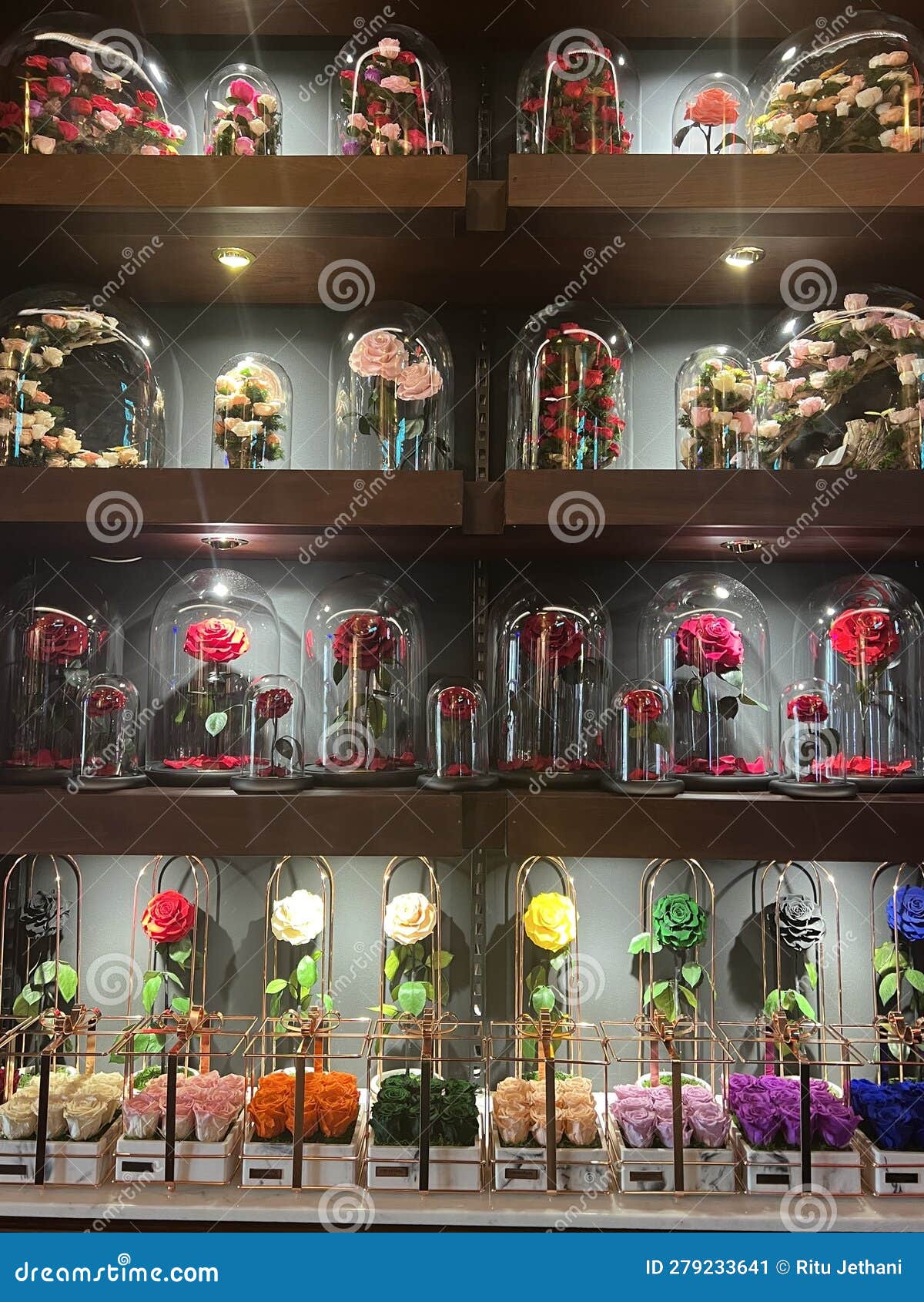 Forever Rose Store at BoxPark Development in Dubai, UAE Editorial Photo