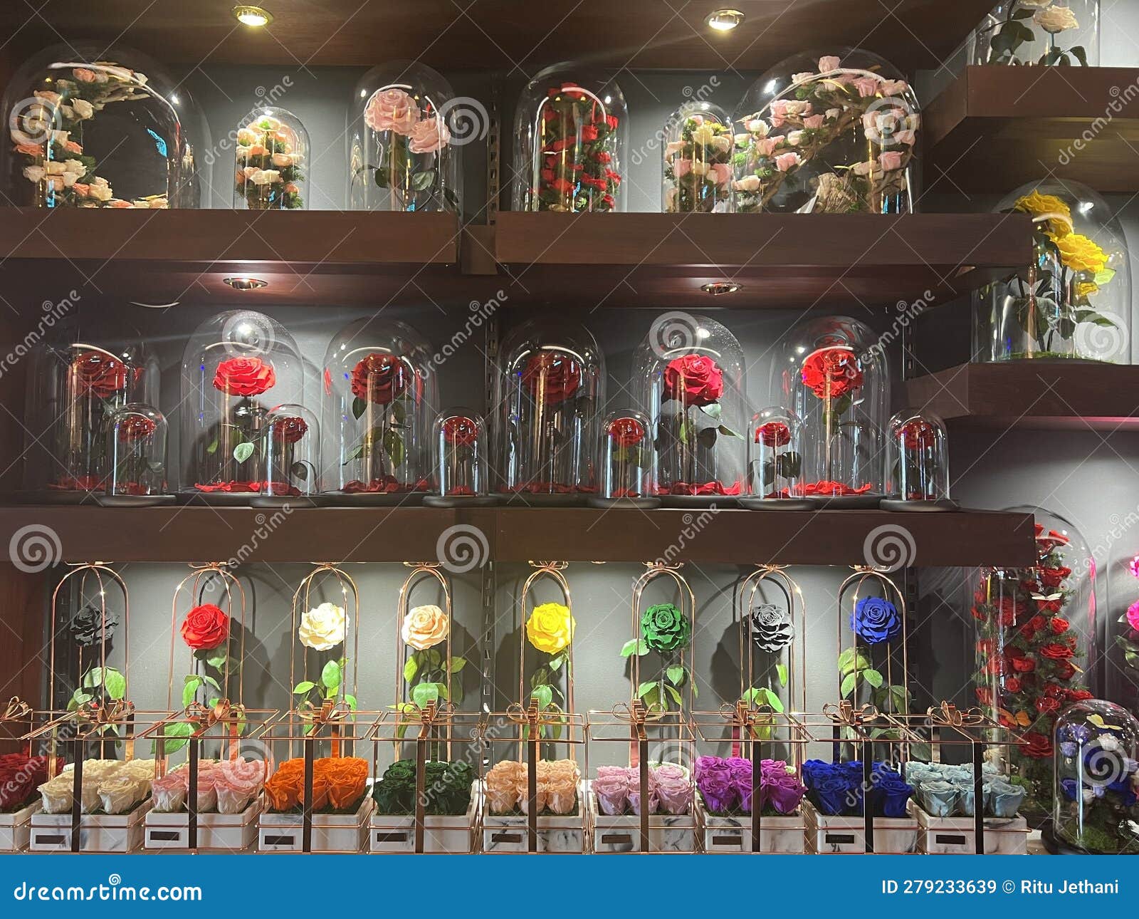 Forever Rose Store at BoxPark Development in Dubai, UAE Editorial Stock