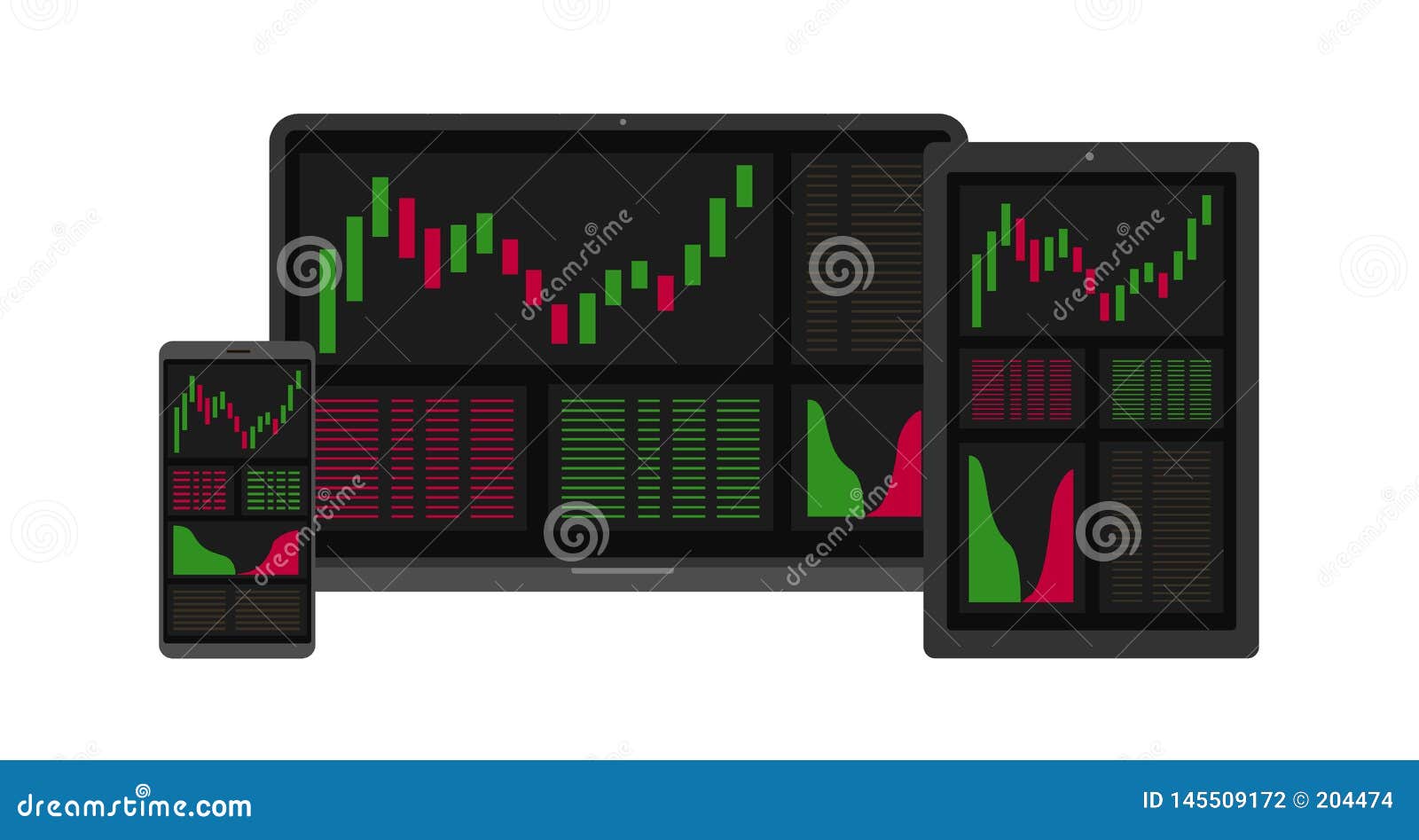 Forex Market Crypto Analysis Binary Option Application Screen For - 