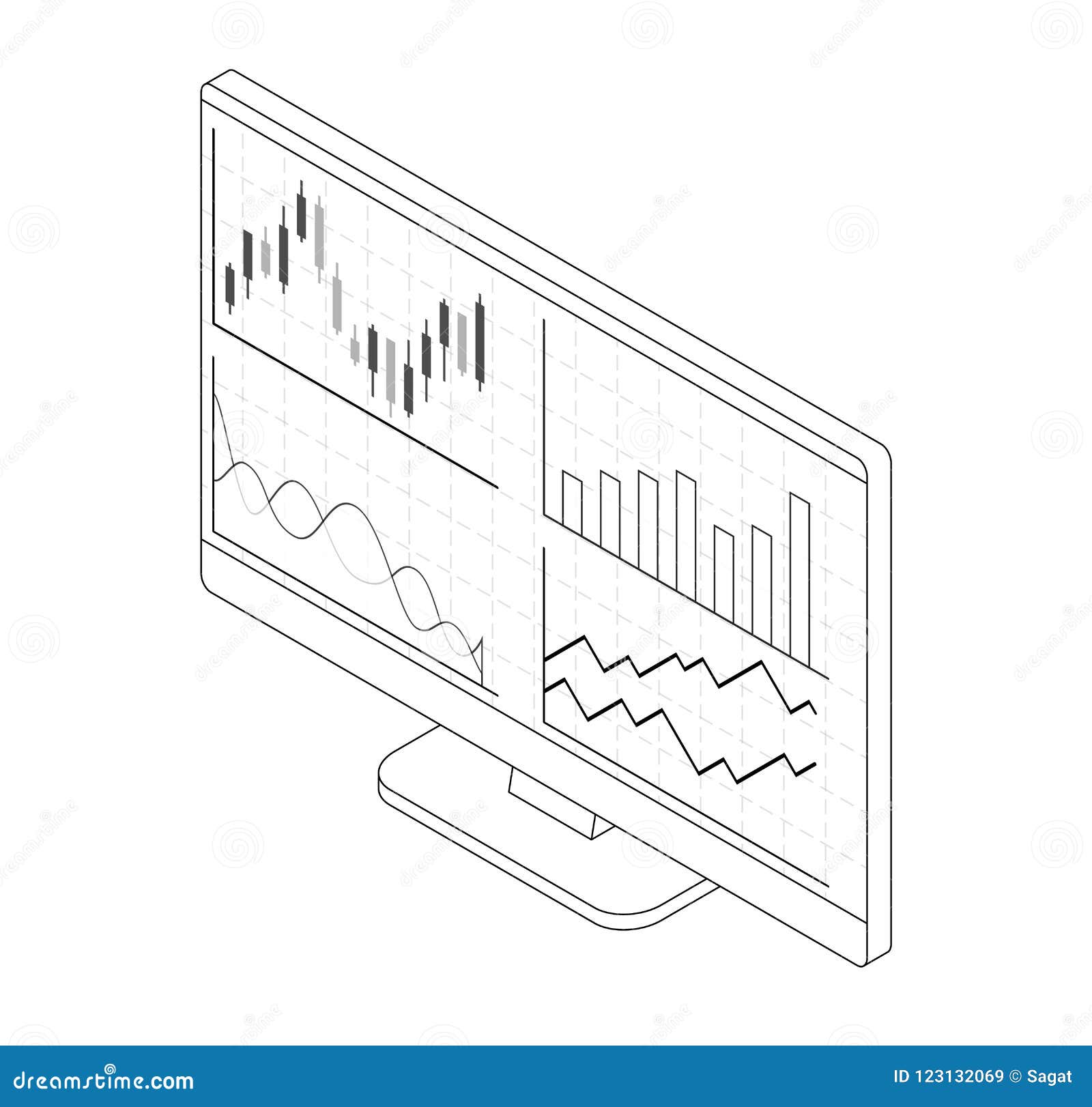 Forex Stock Chart Isometry Computer With Stock Data Chart Stock - 