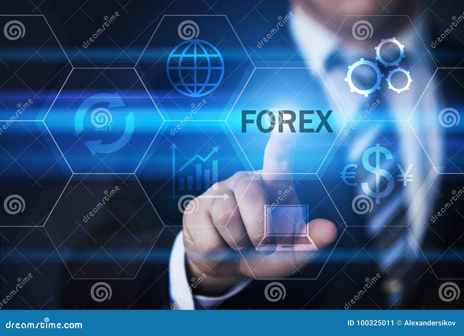 forex trading stock market investment exchange currency business internet concept