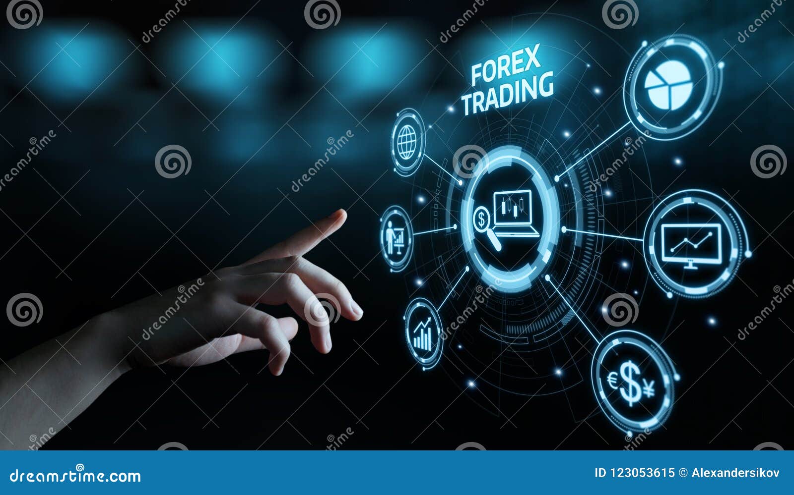 forex trading stock market investment exchange currency business internet concept