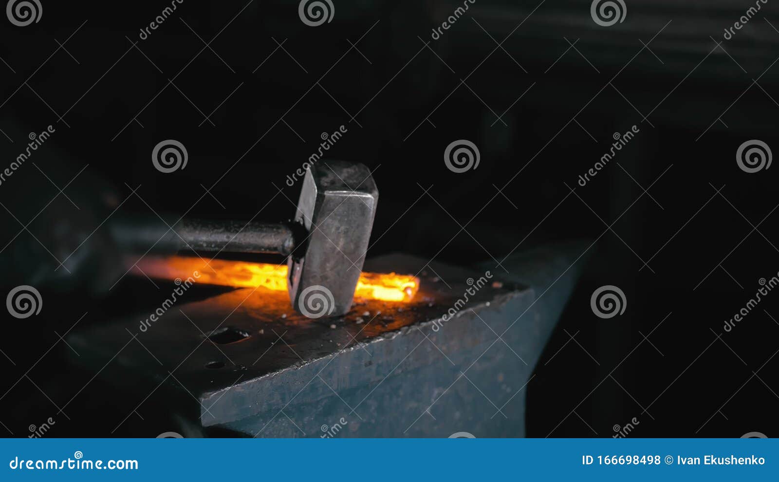 Smithy Manual Production Stock Photo Image of