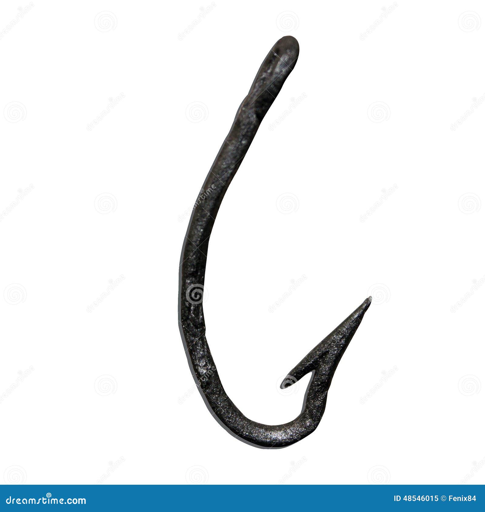 Forged fishing hooks stock image. Image of fishing, color - 48546015
