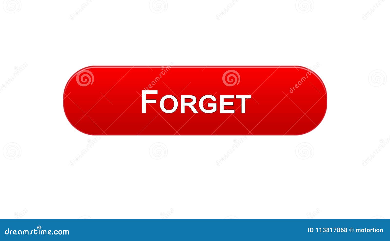 Forget Web Interface Button Red Color, Internet Site Design, Online
