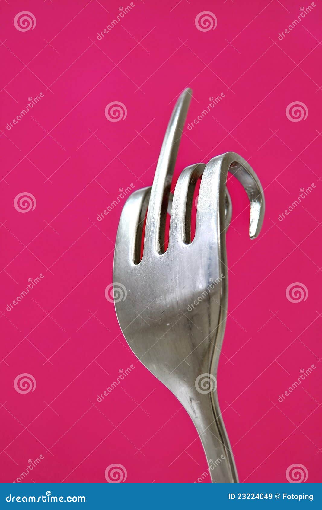 Fork stock image. Image of funny, give, swear, fork, show 23224049