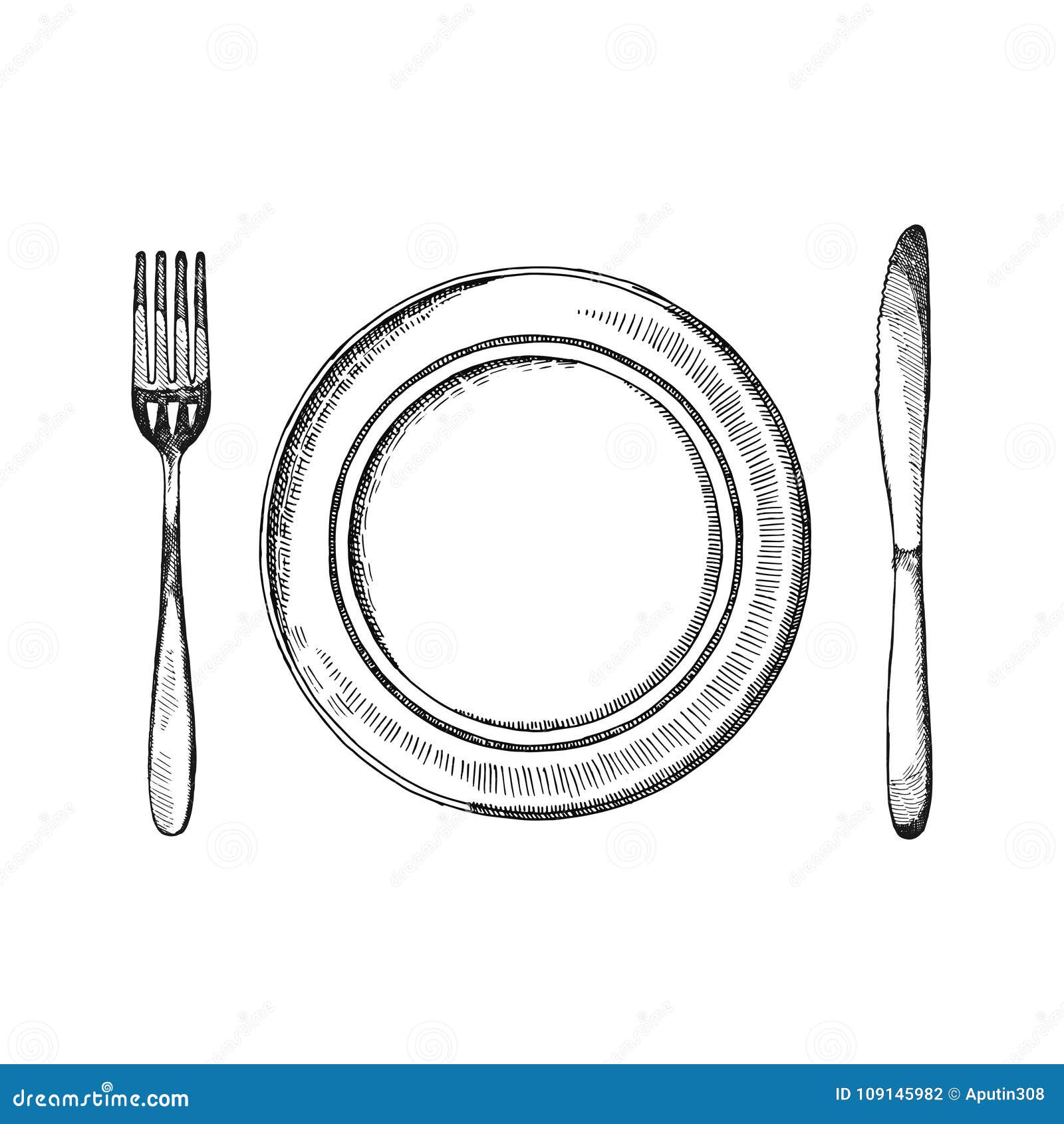Fork Knife and Spoon Cutlery Vector Sketch Hand Drawing Isolated Stock  Vector  Illustration of hand silverware 105238001