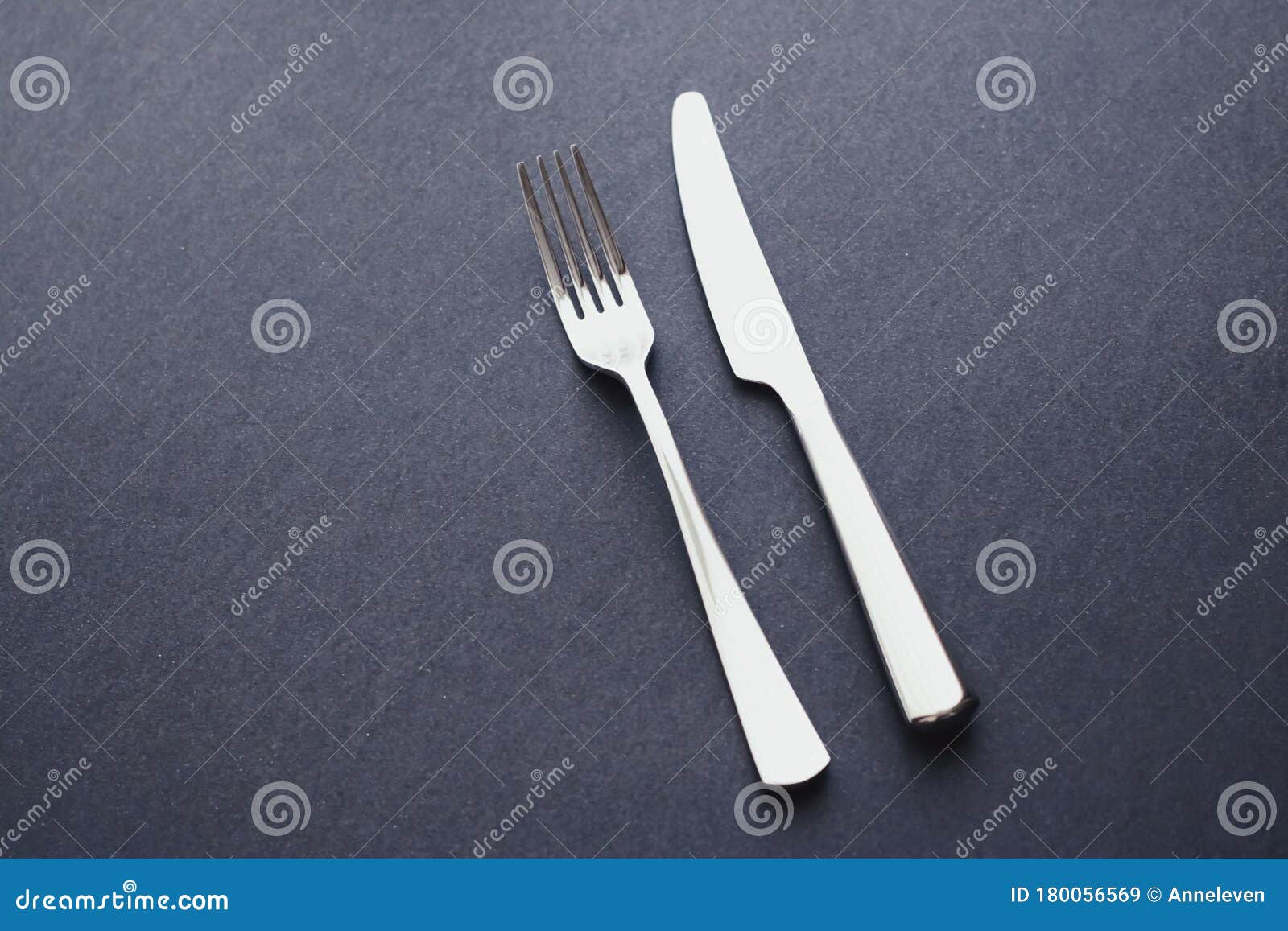 Fork and Knife, Silver Cutlery for Table Decor, Minimalistic Design and