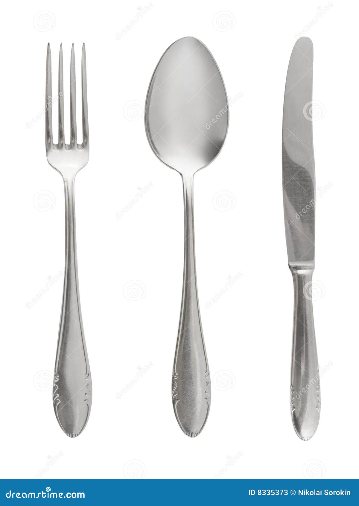 fork, spoon and knife