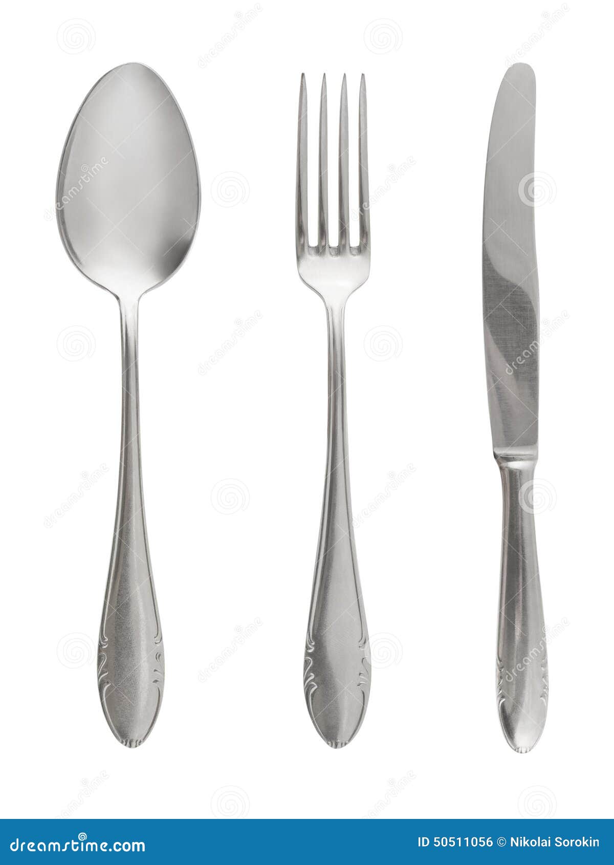 fork, spoon and knife