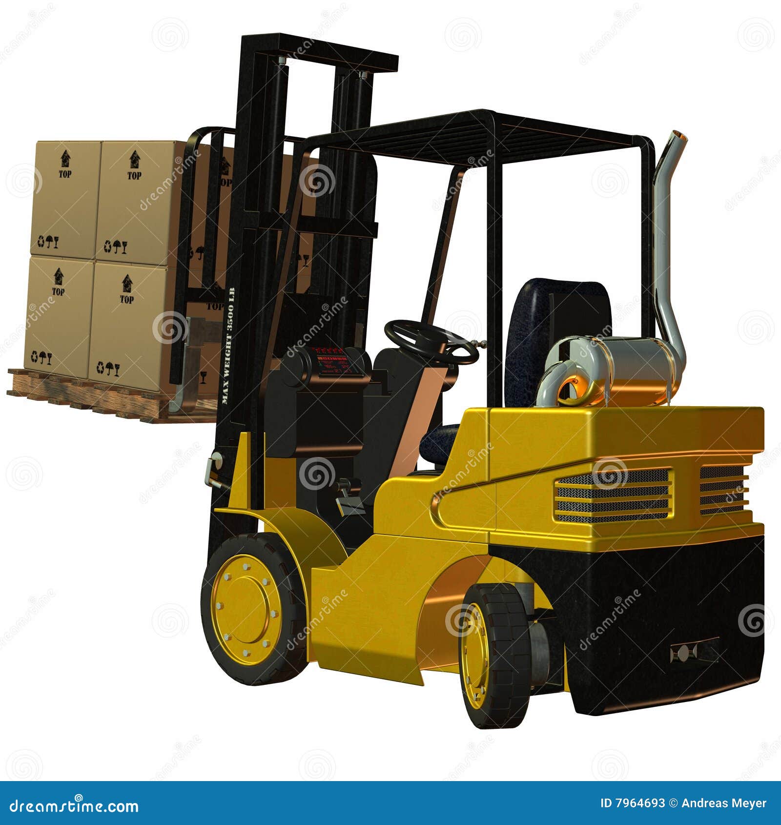 Forktruck Cartoons, Illustrations & Vector Stock Images - 90 Pictures ...