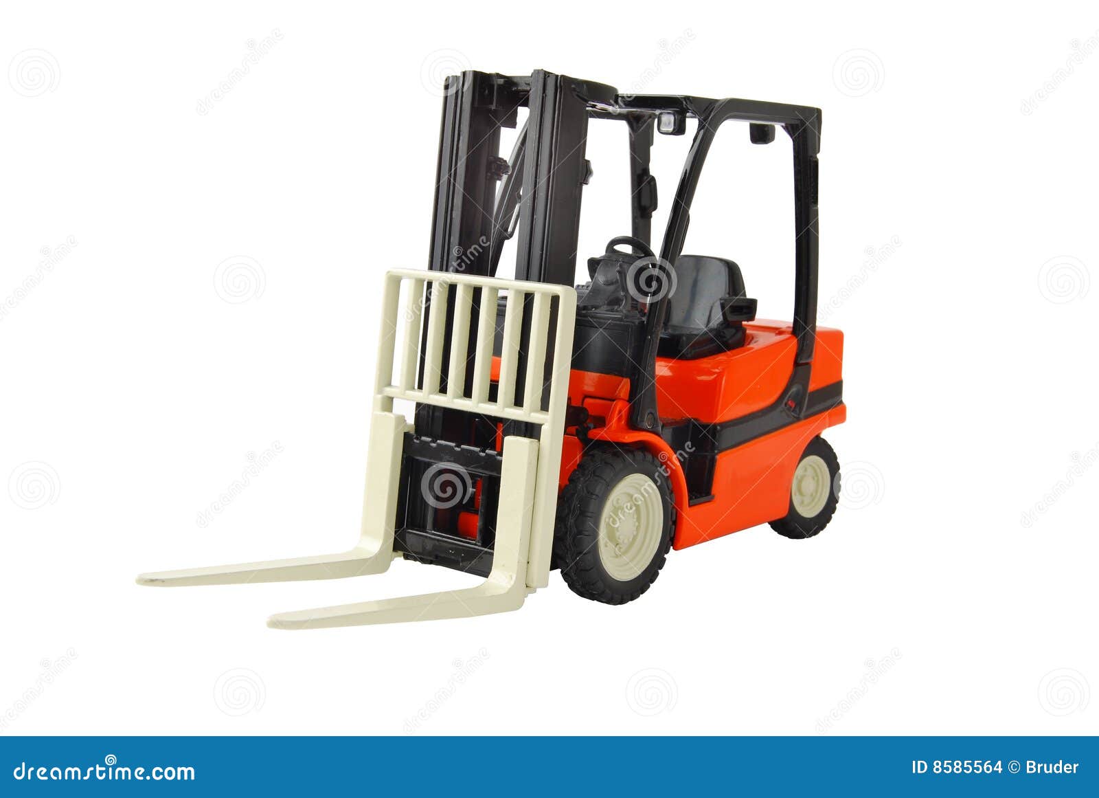 Forklift Stock Photo - Download Image Now - Stapler, White Background, Cut  Out - iStock