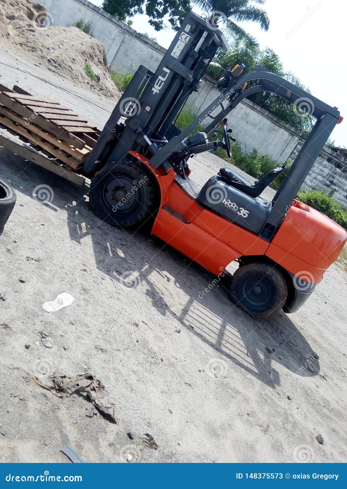 Forklift Editorial Stock Photo Image Of Training Ghana 148375573