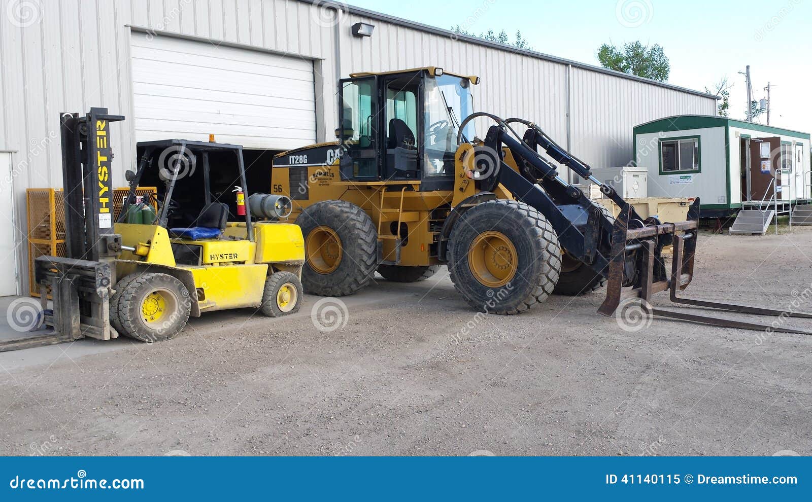 Forklift vs FORKLIFT editorial image. Image of front 41140115
