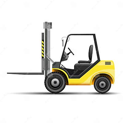 Forklift stock vector. Illustration of transportation - 43451615